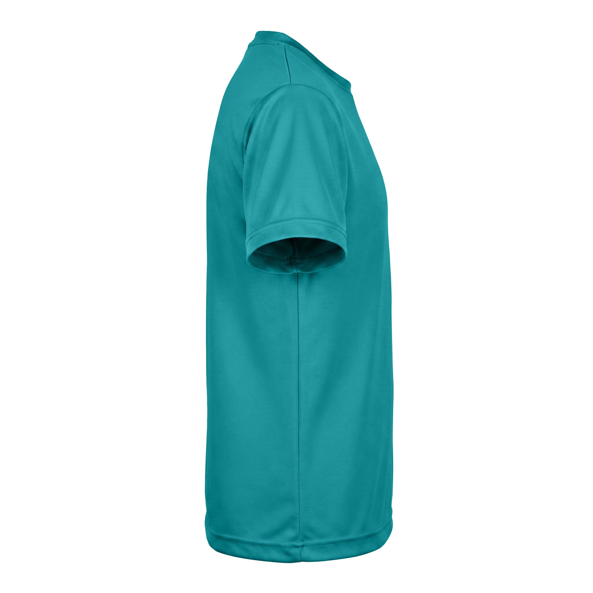 Team 365 TT11Y custom short sleeve t-shirt in clear teal, right side view