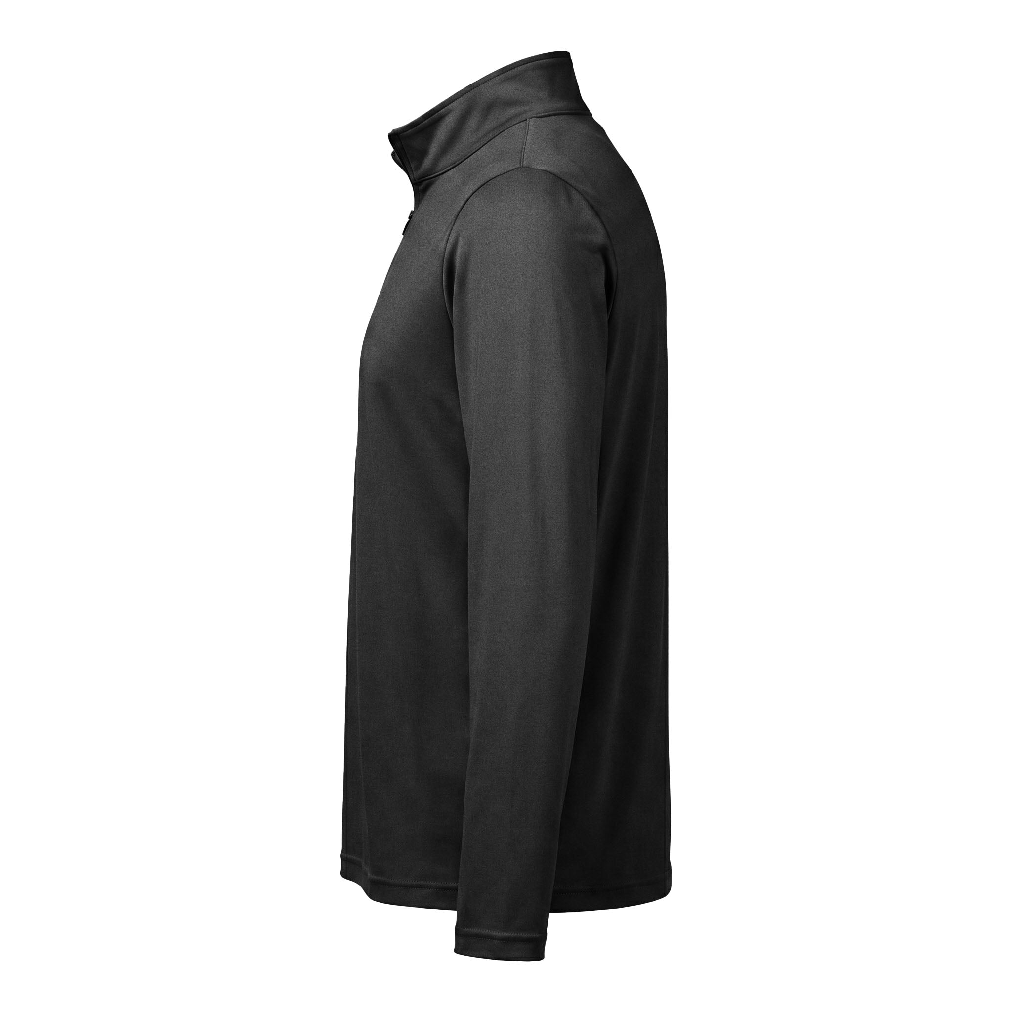 Team 365 TT31 custom quarter-zip in black, left side view
