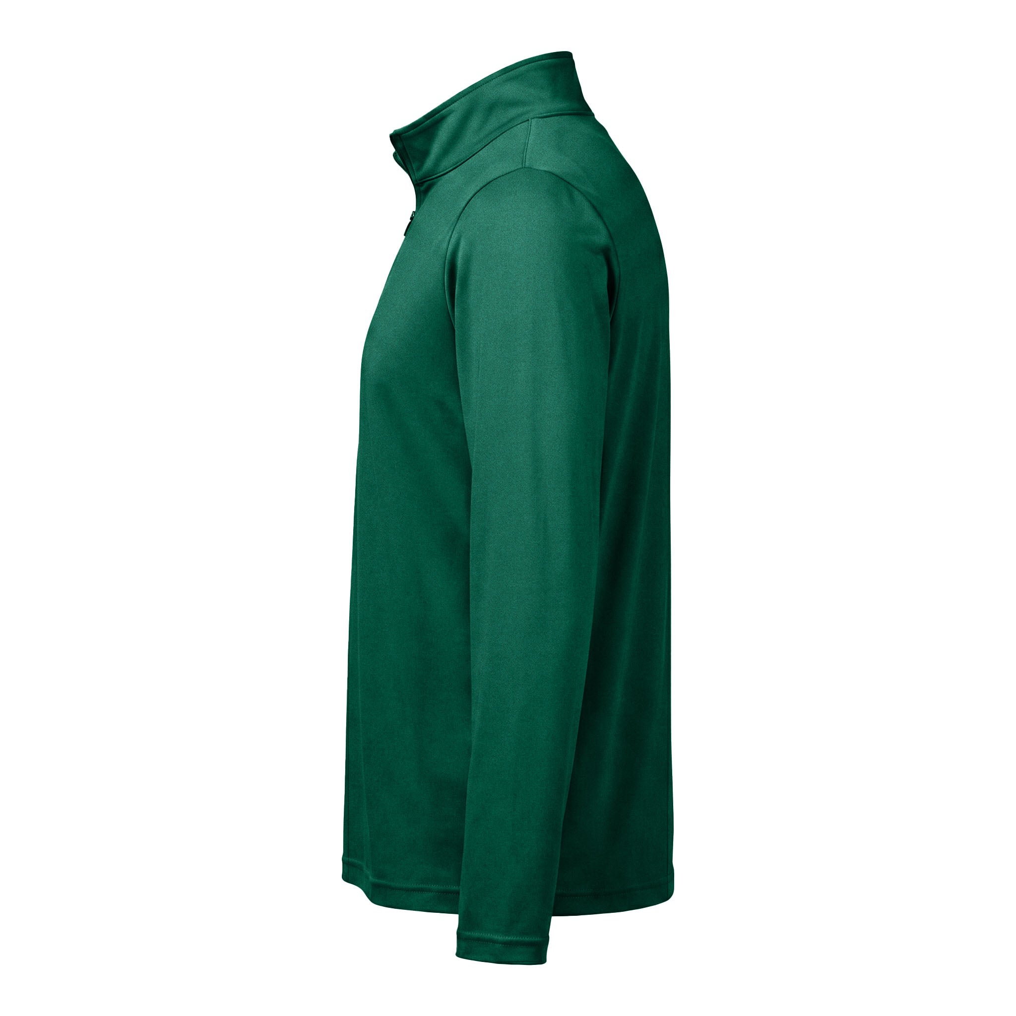 Team 365 TT31 custom quarter-zip in sport forest, left side view