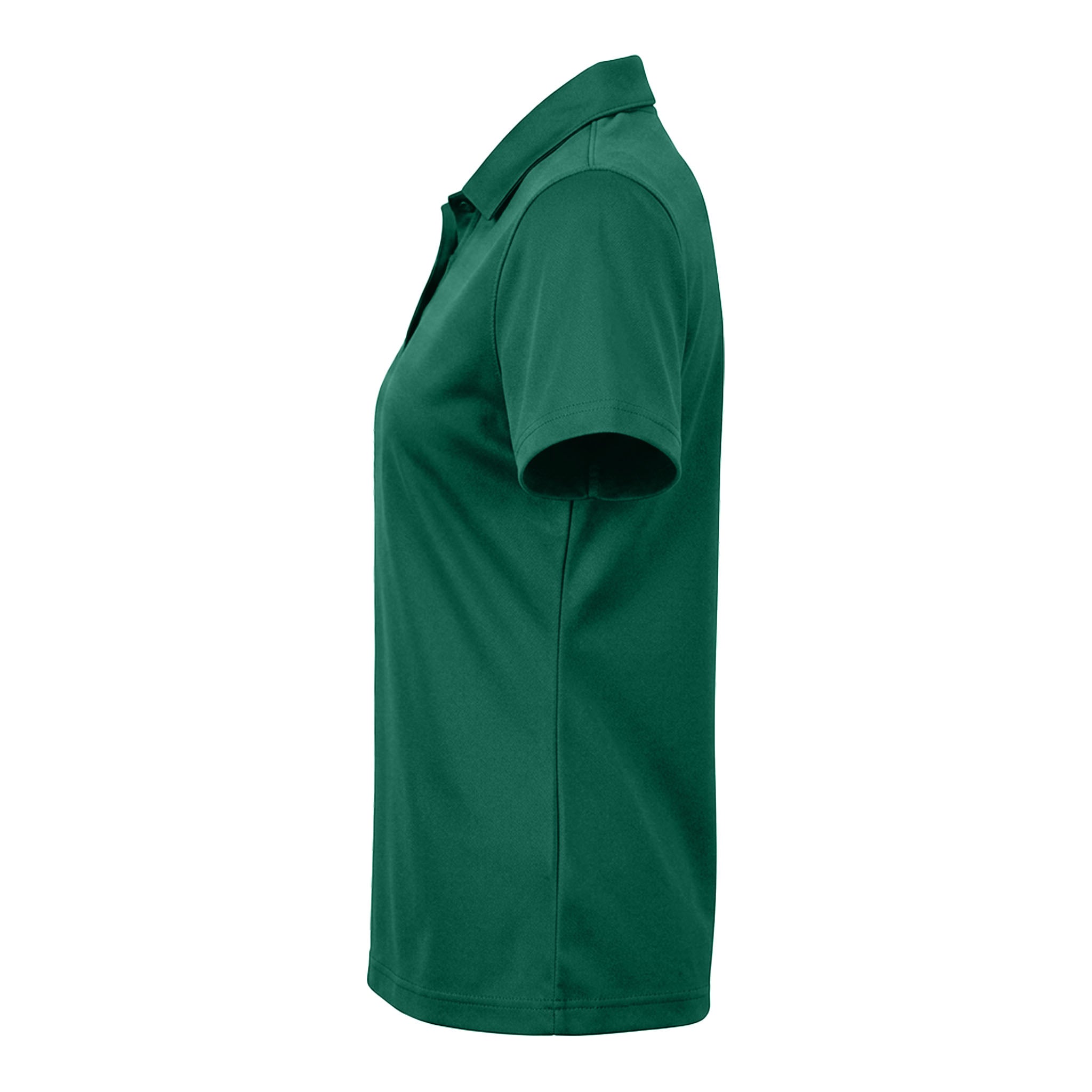 Team 365 TT51W custom polo in sport forest, left side view