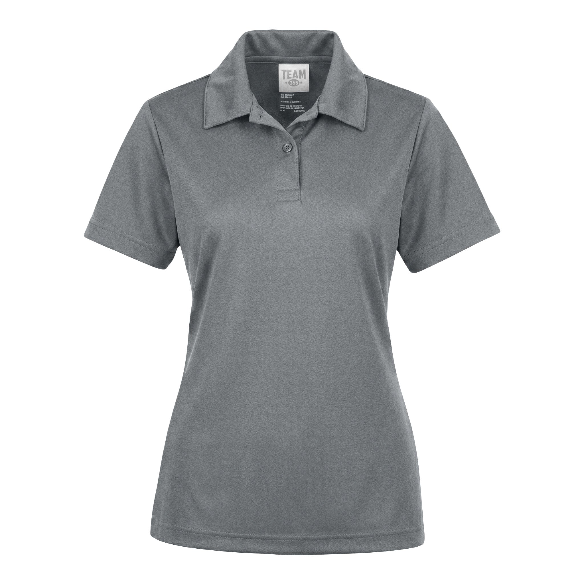 Team 365 TT51W custom polo in sport graphite, front view