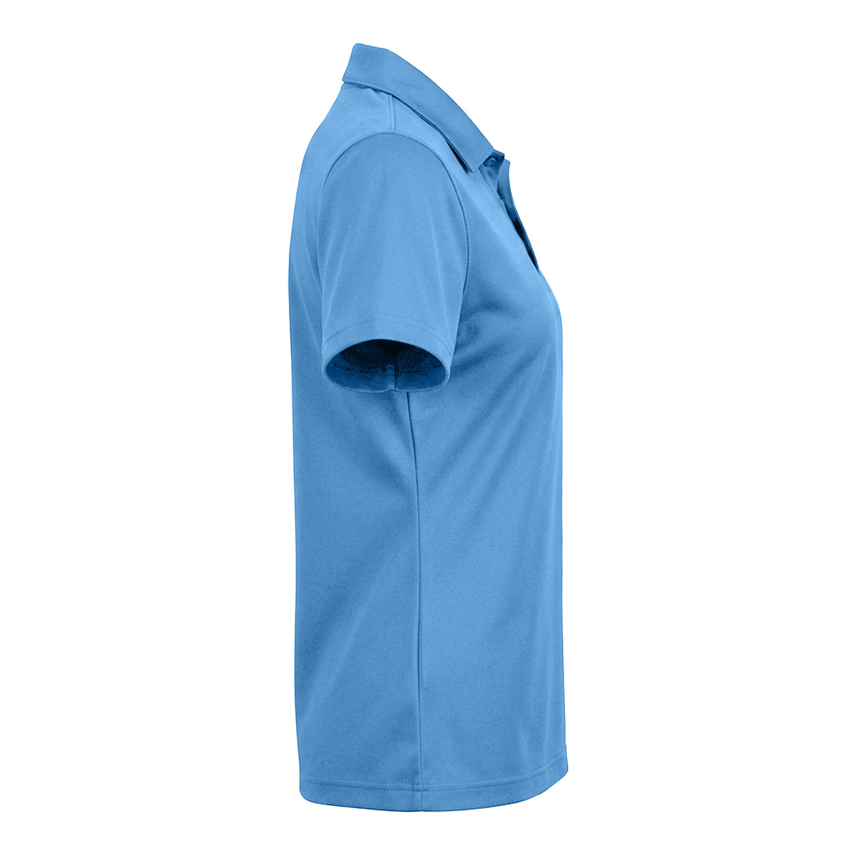 Team 365 TT51W custom polo in sport light blue, right side view