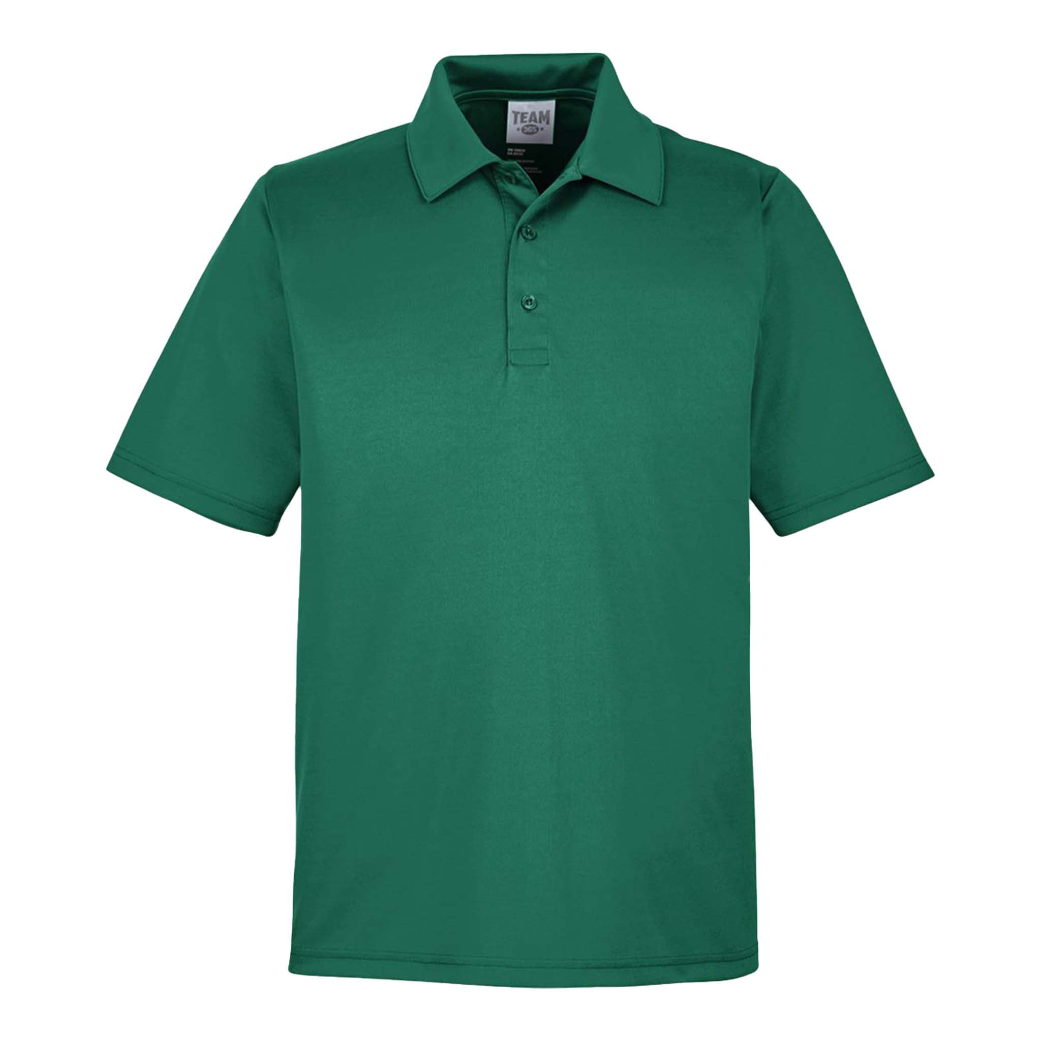 Team 365 TT51 custom polo in sport forest, front view