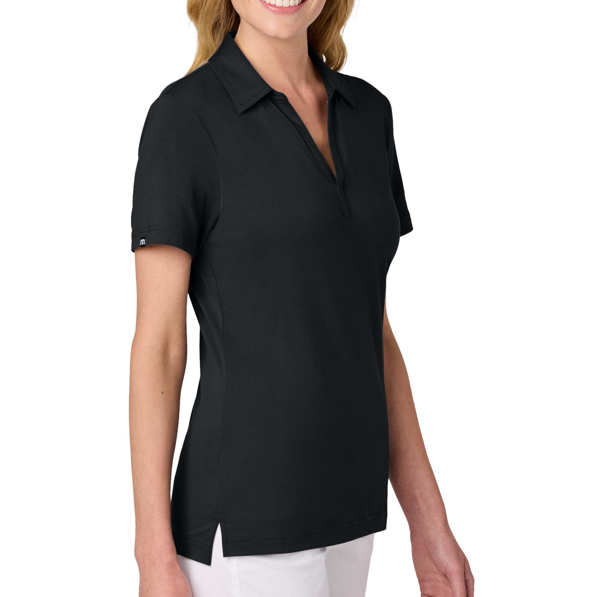 TravisMathew TM1LF071 custom polo in black, right side view