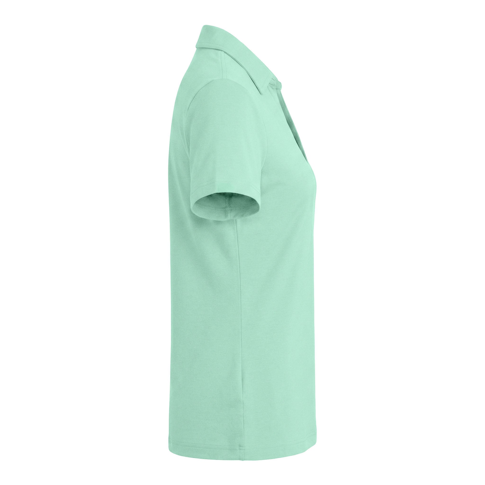 TravisMathew TM1LF071 custom polo in mint, right side view