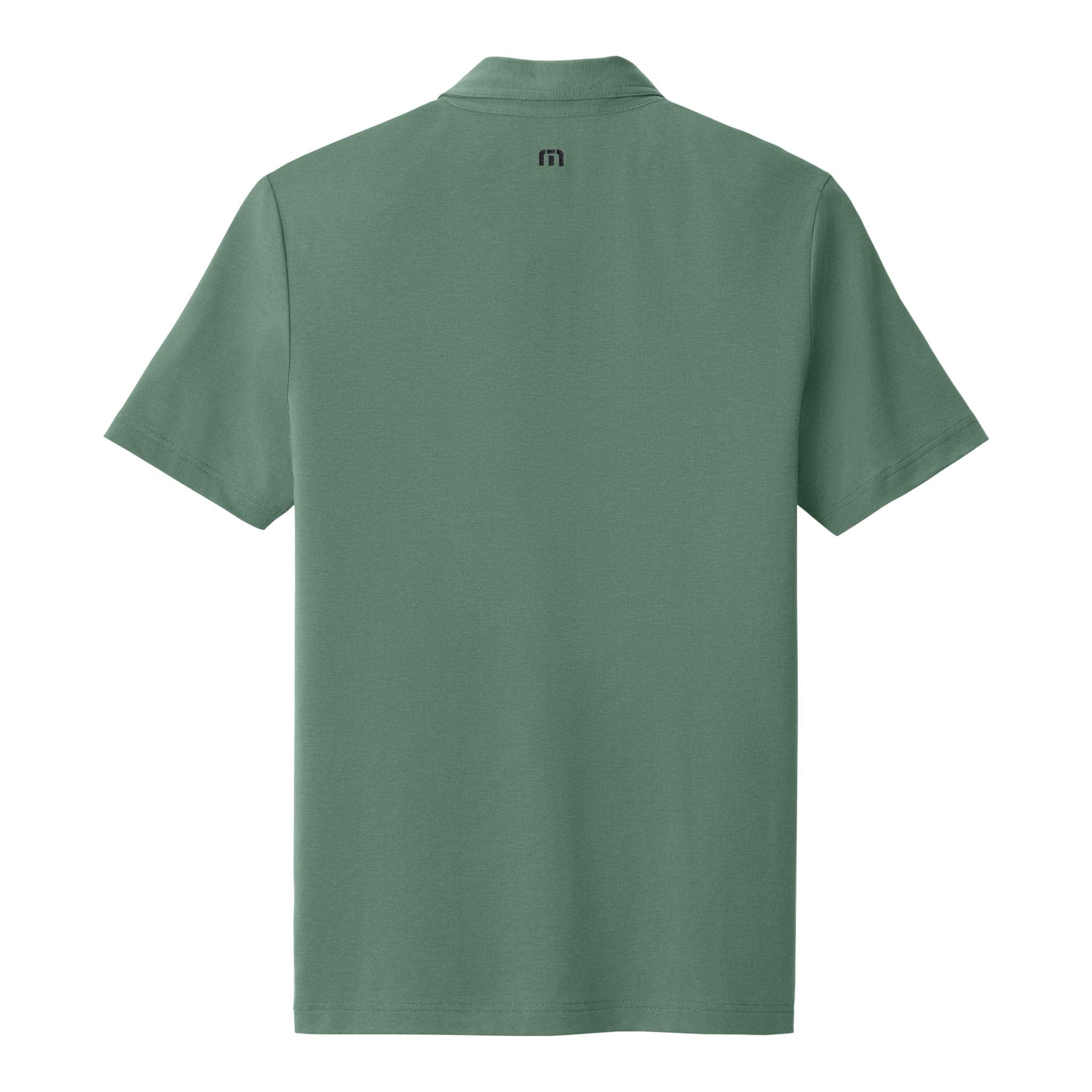 TravisMathew TMA41461 custom polo in laurel green, back view