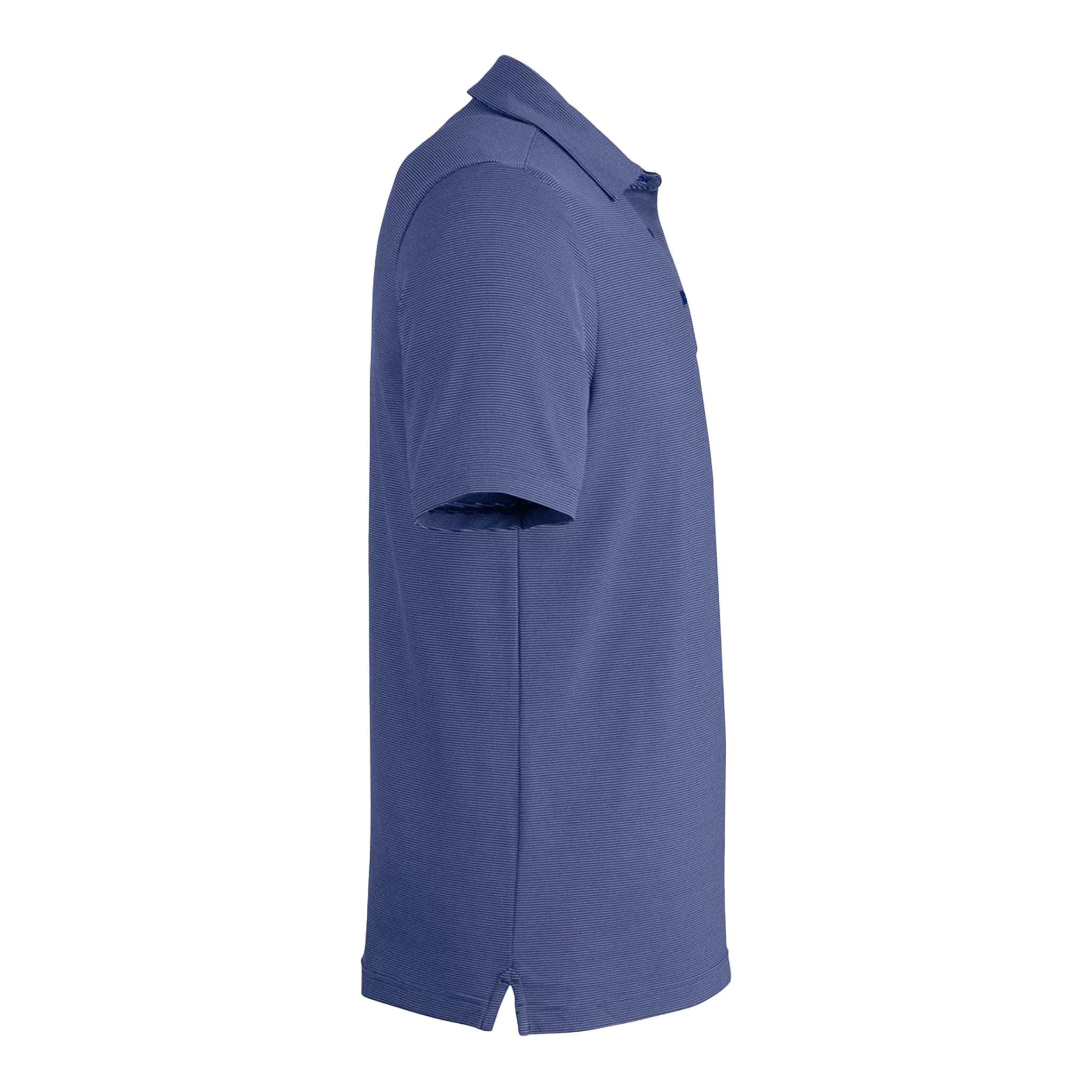 Under Armour 1389853 custom polo in royal and white, right side view