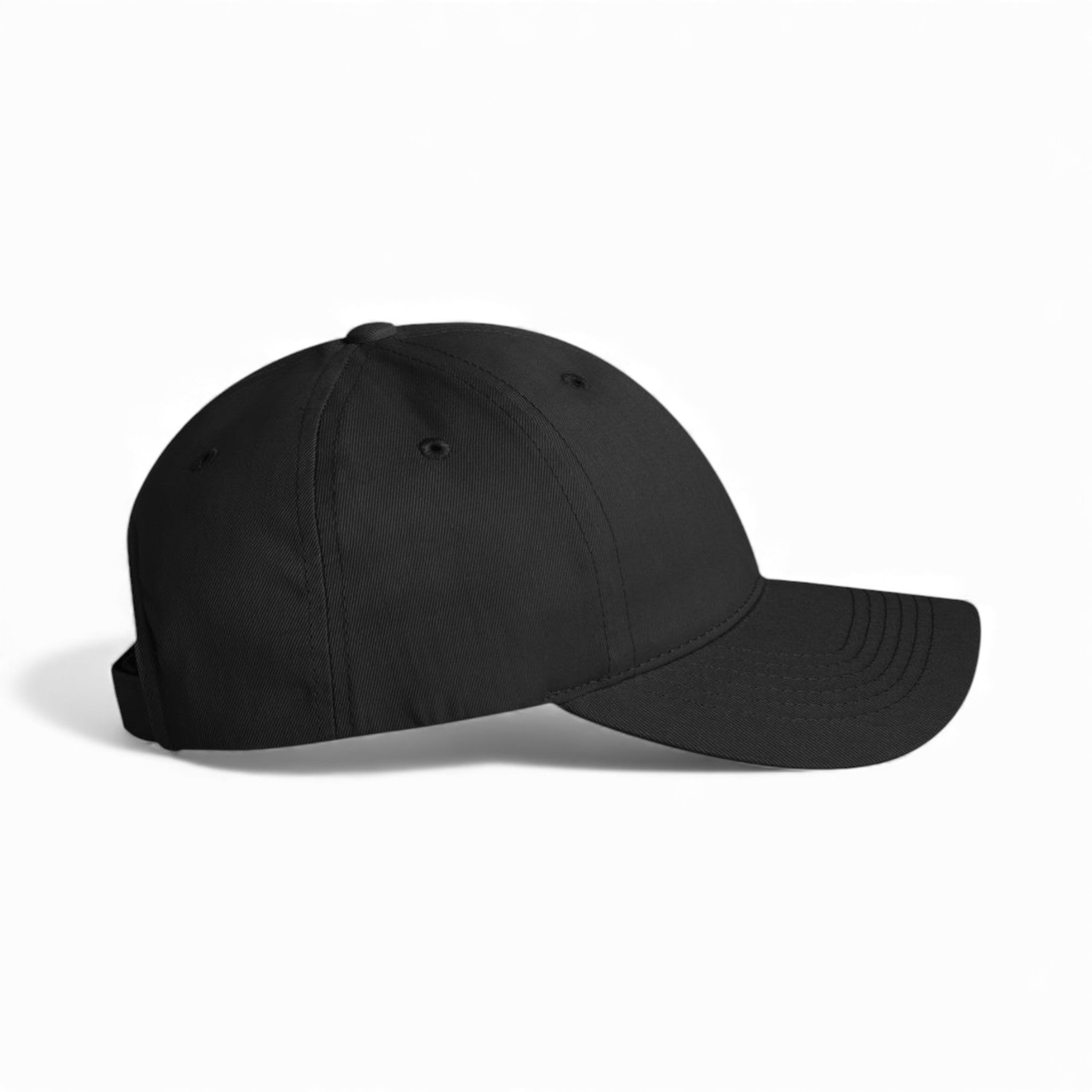 Right side view of Valucap 2260 custom hat in black
