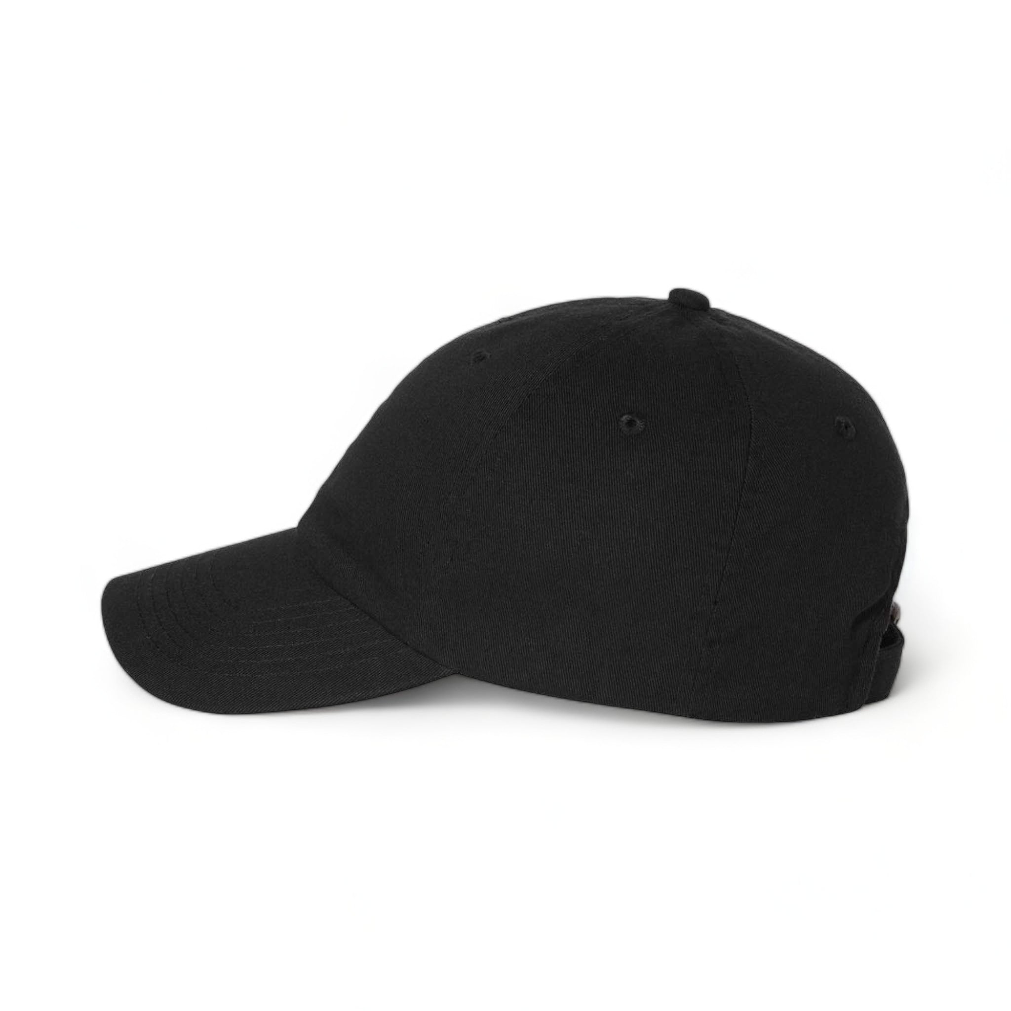 Side view of Valucap VC300A custom hat in black