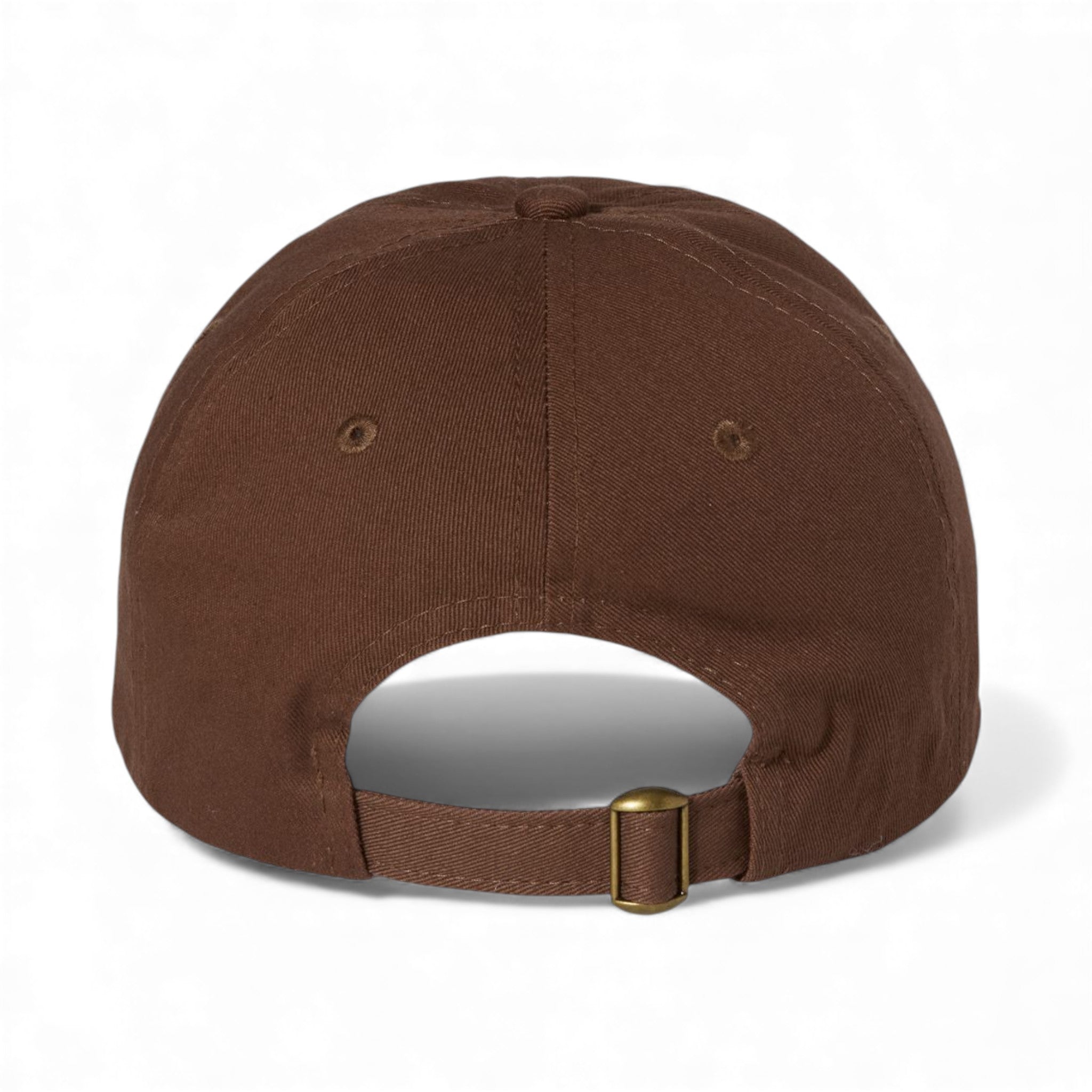 Back view of Valucap VC300A custom hat in brown