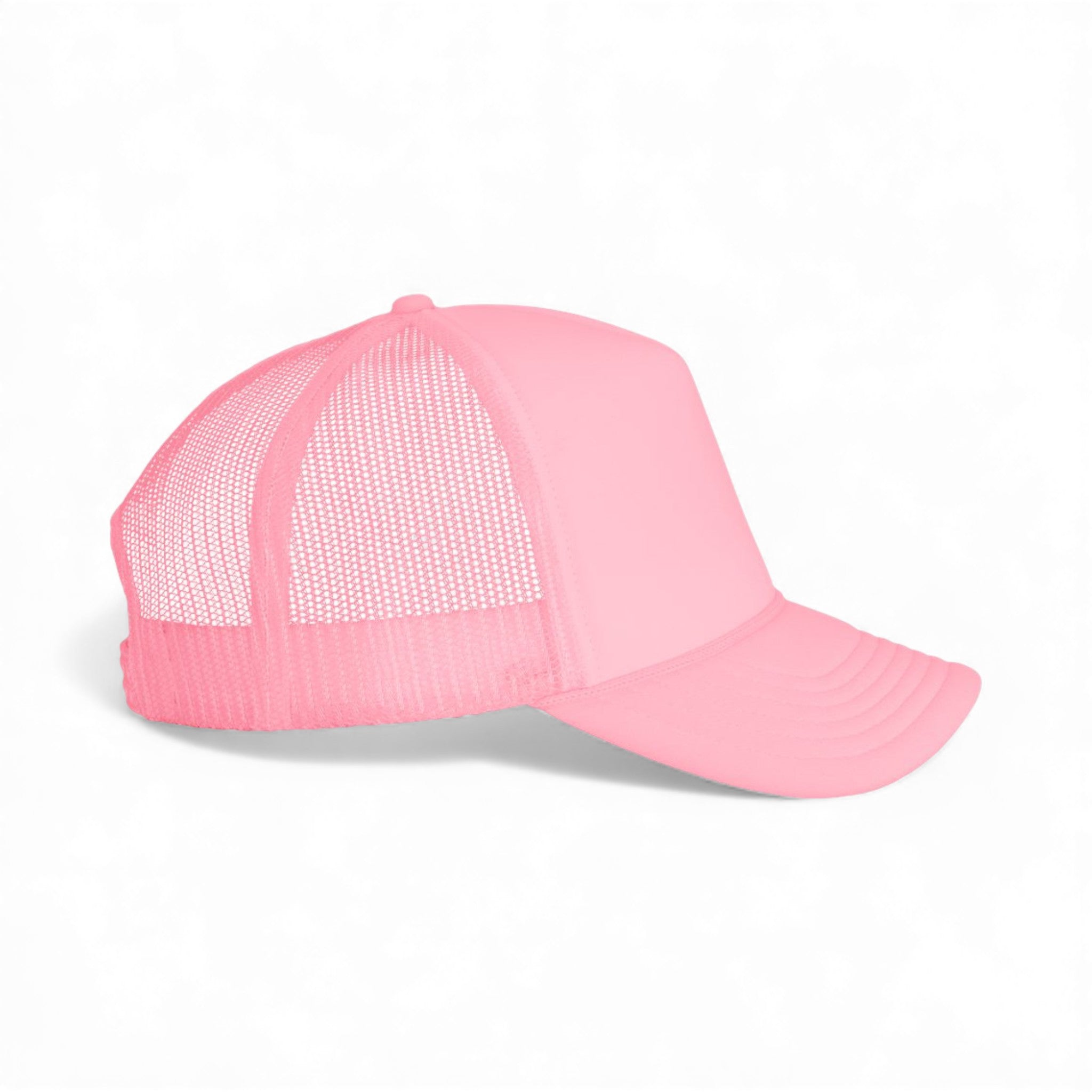 Right side view of Valucap VC700 custom hat in pink