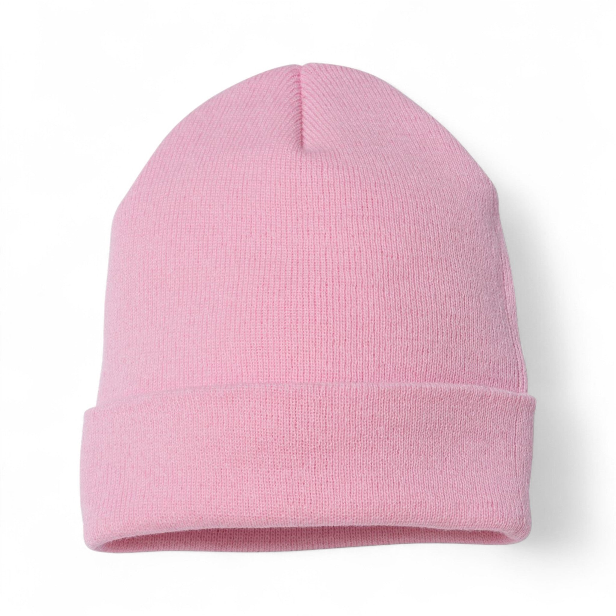 Left side view of YP Classics 1501KC custom hat in baby pink