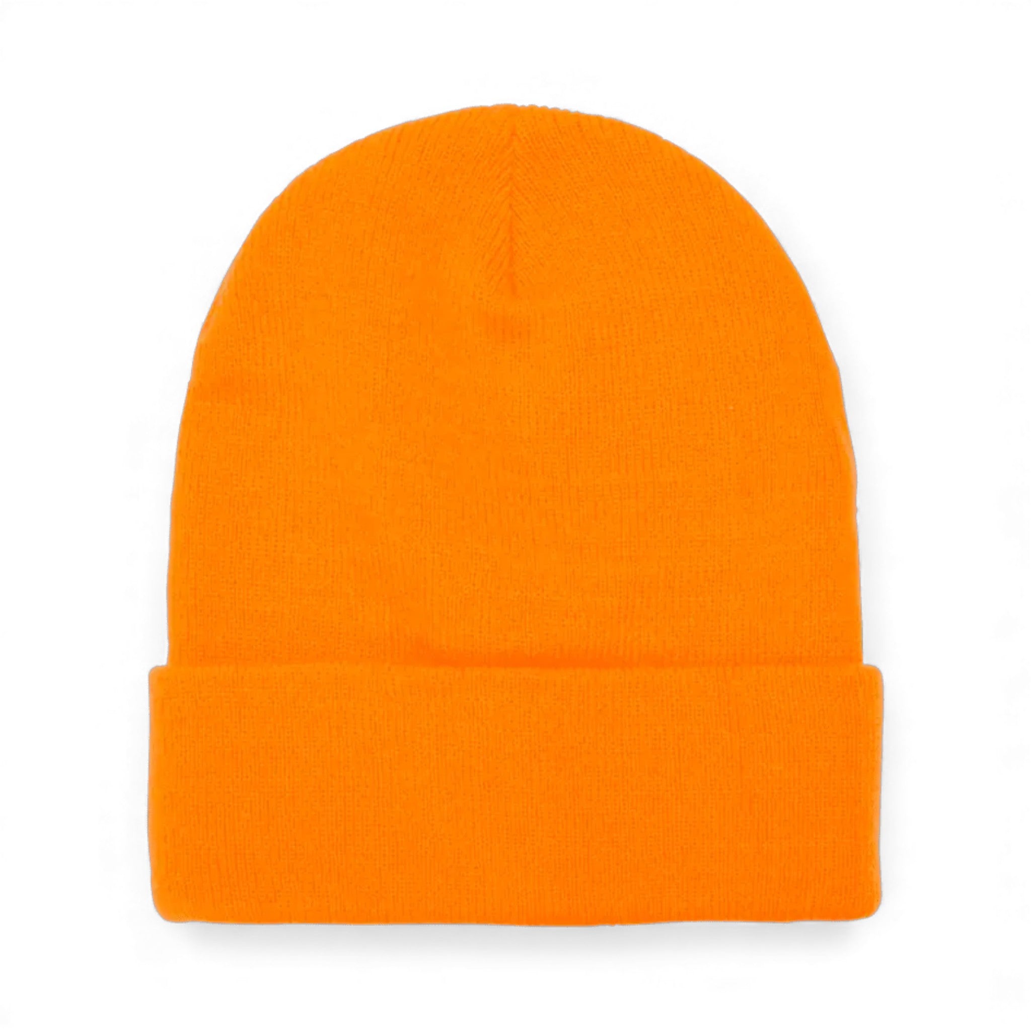 Left side view of YP Classics 1501KC custom hat in blaze orange