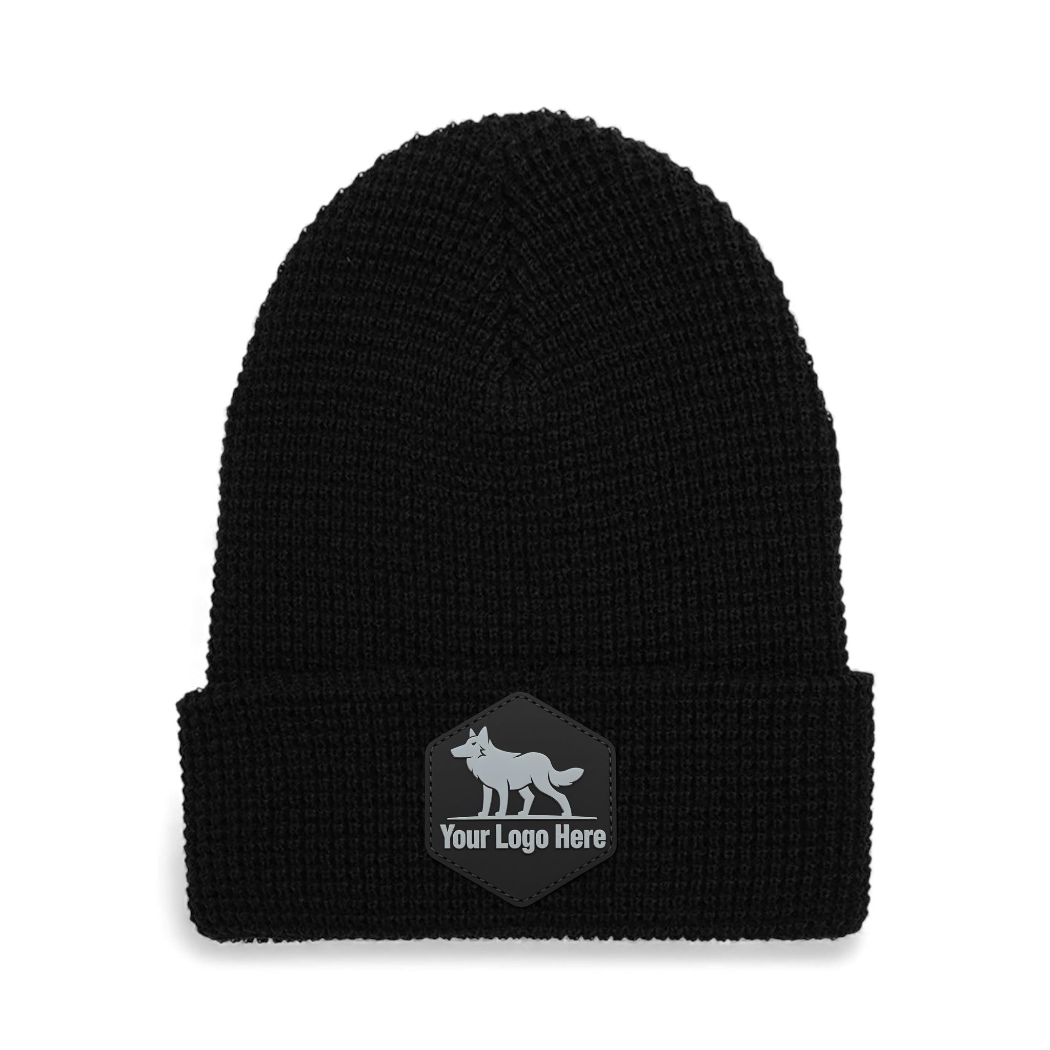 PVC patch preview of YP Classics 2501KC custom hat in black