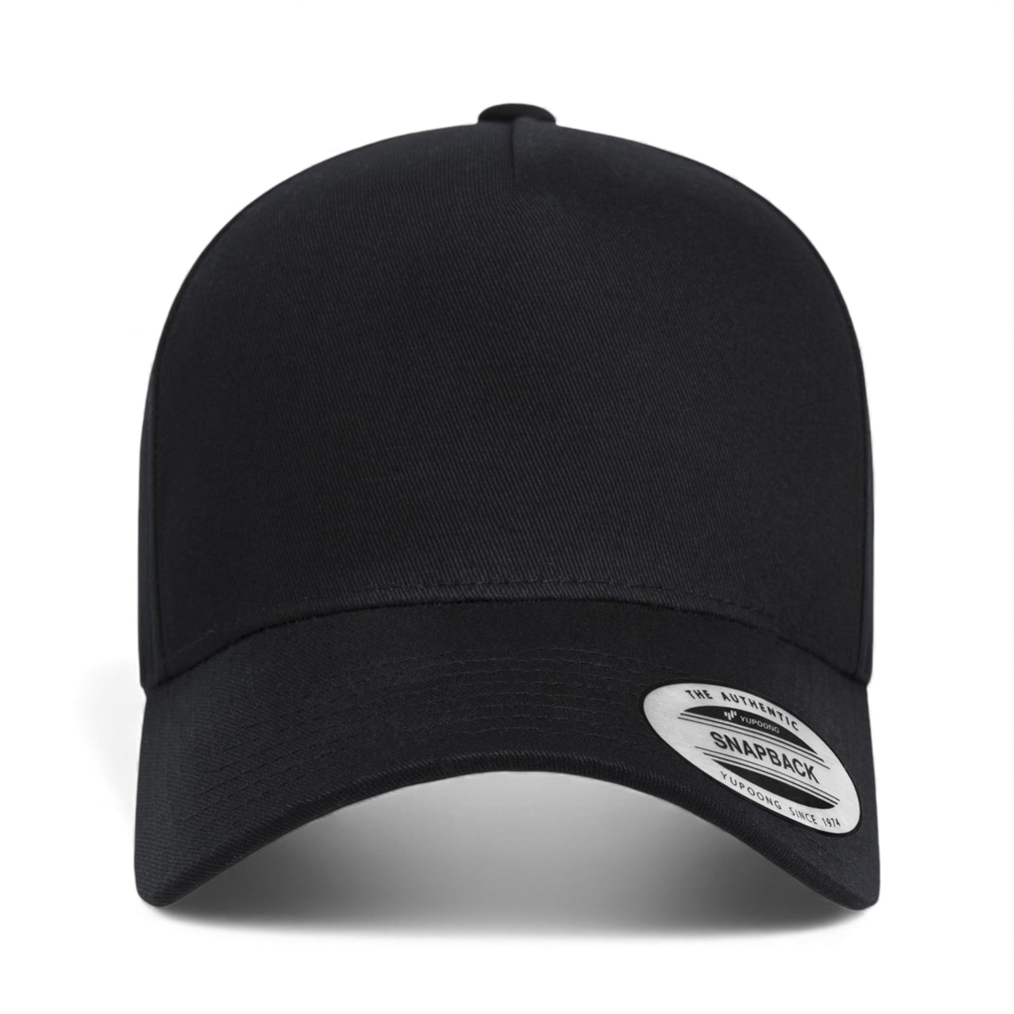 Front view of YP Classics 5079 custom hat in black
