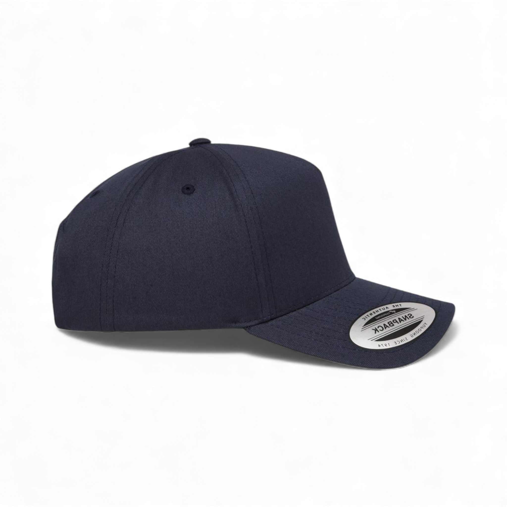 Right side view of YP Classics 5079 custom hat in navy