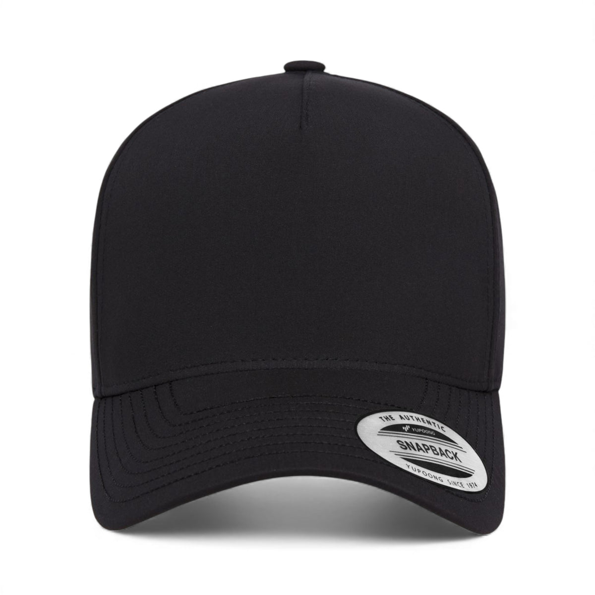 Front view of YP Classics 5389AP custom hat in black