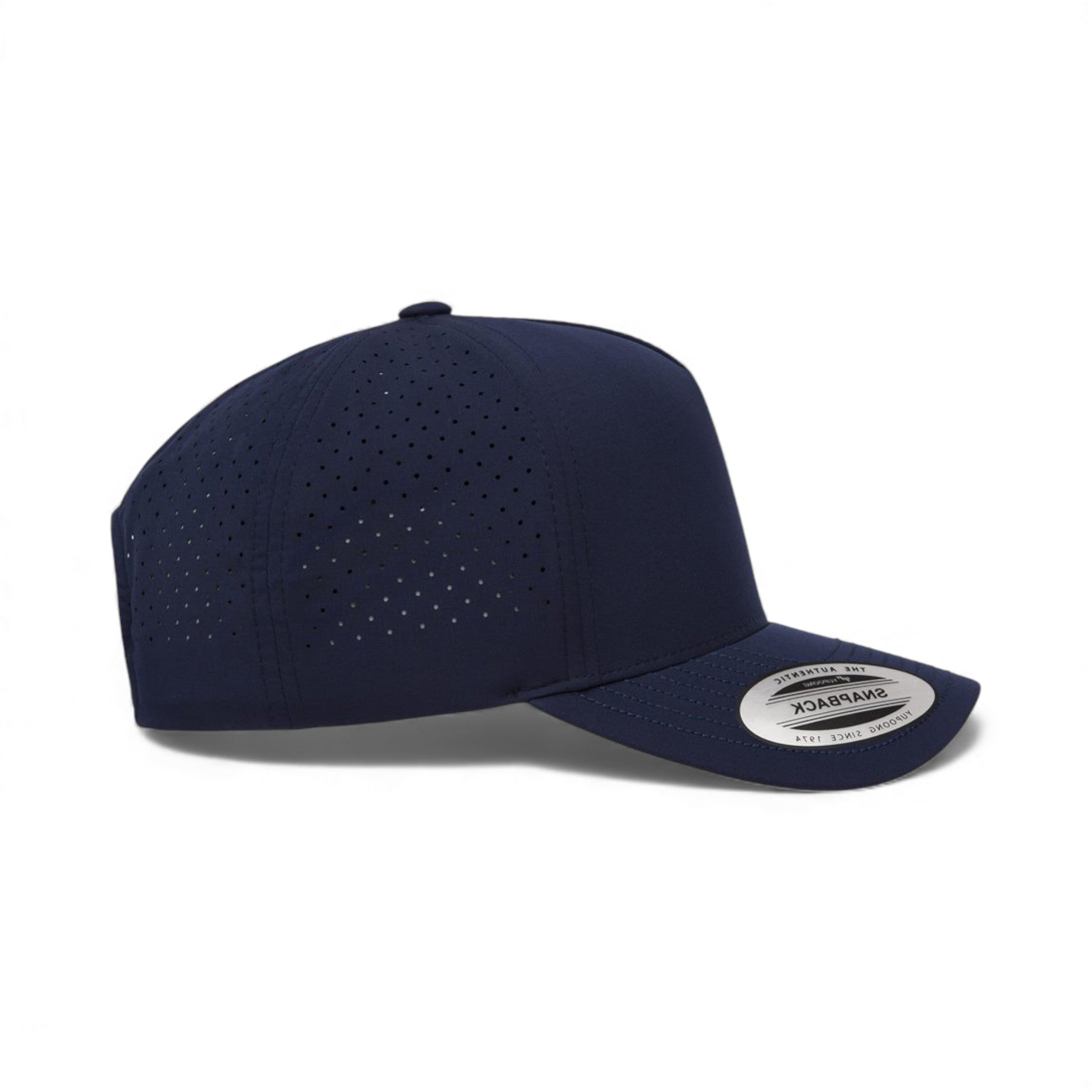 Right side view of YP Classics 5389AP custom hat in navy
