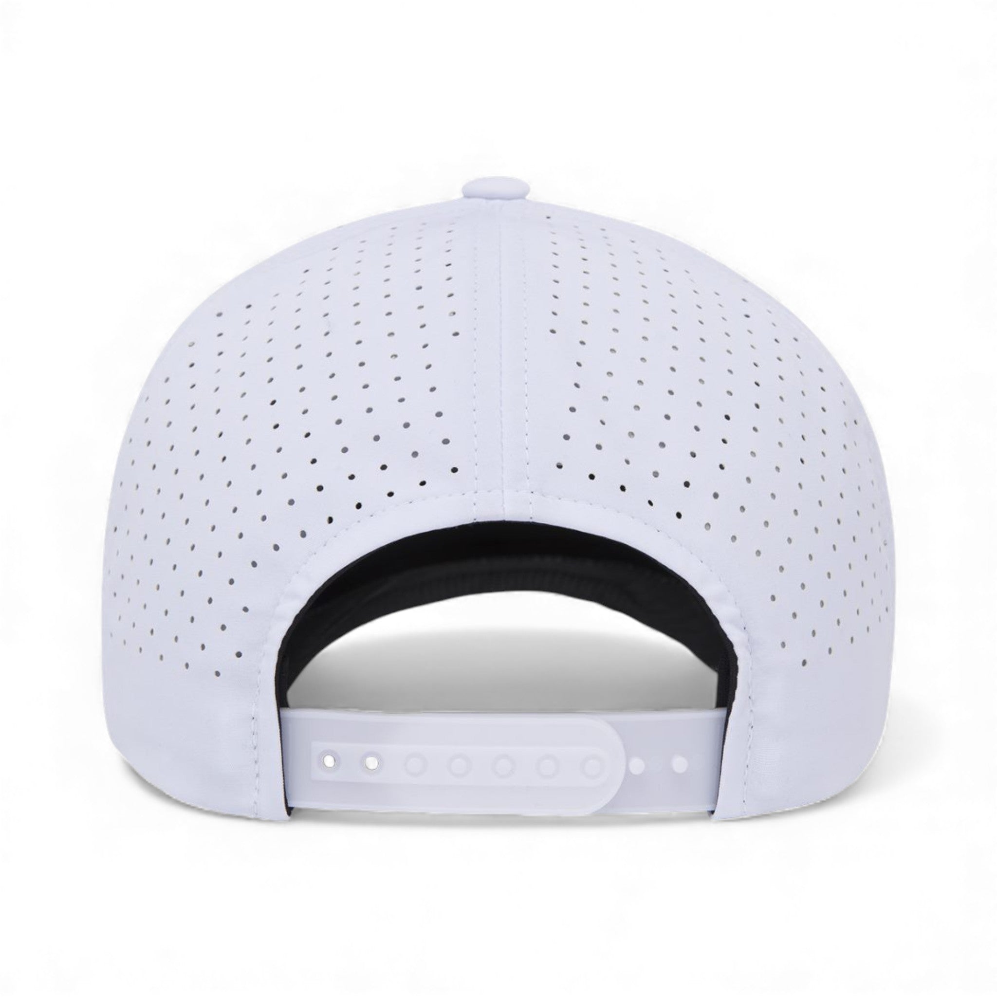 Back view of YP Classics 5389AP custom hat in white