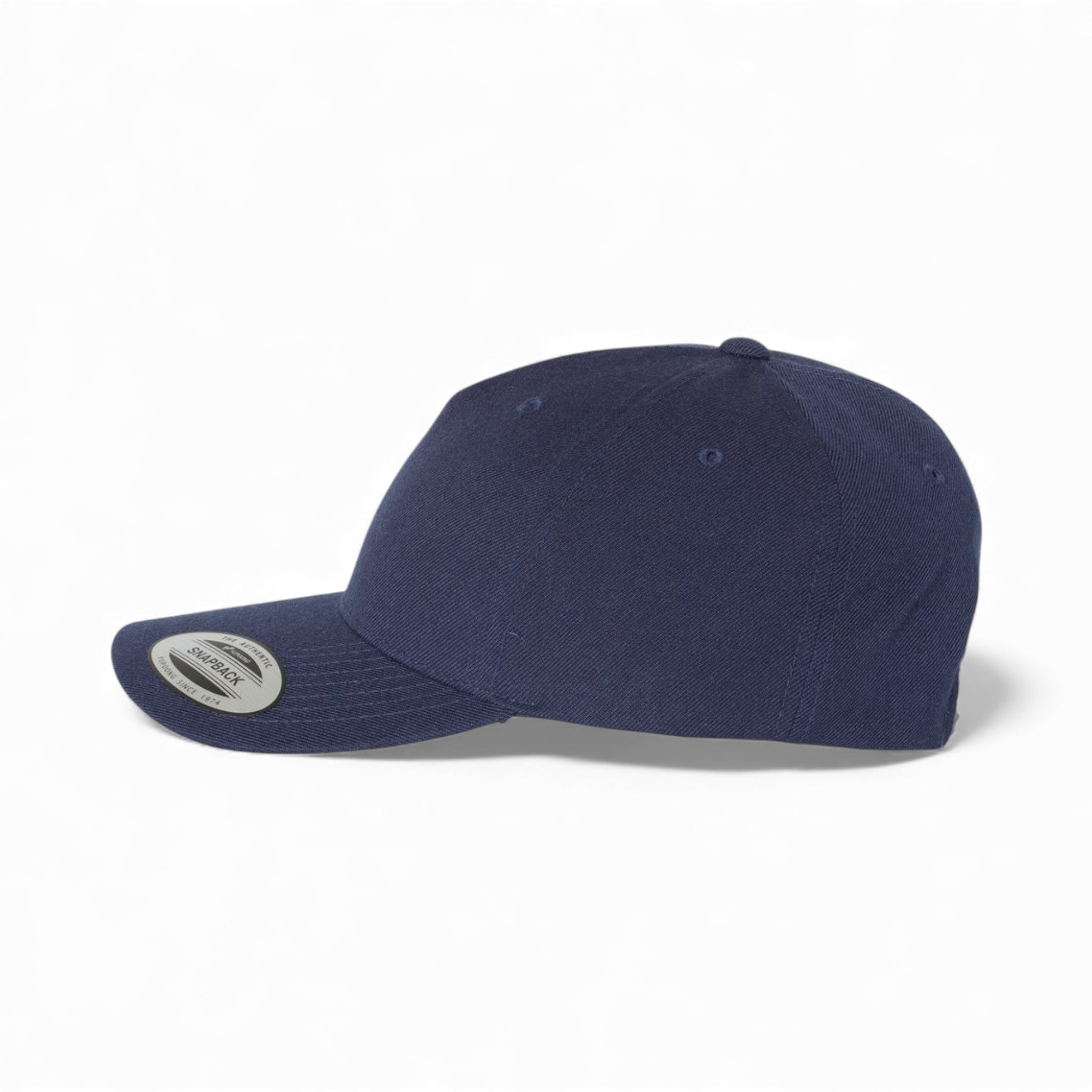 Left side view of YP Classics 5789M custom hat in navy