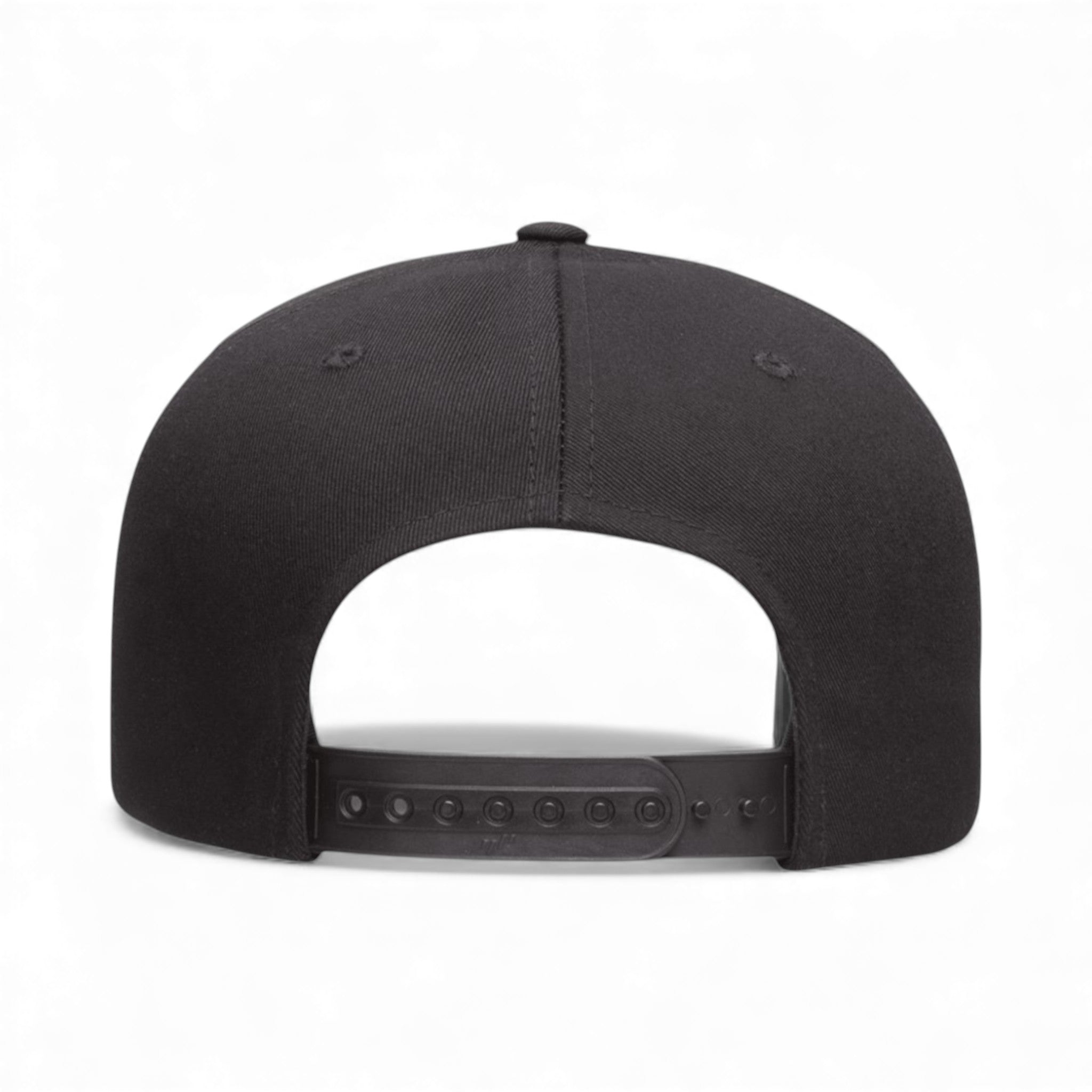 Back view of YP Classics 6007 custom hat in black