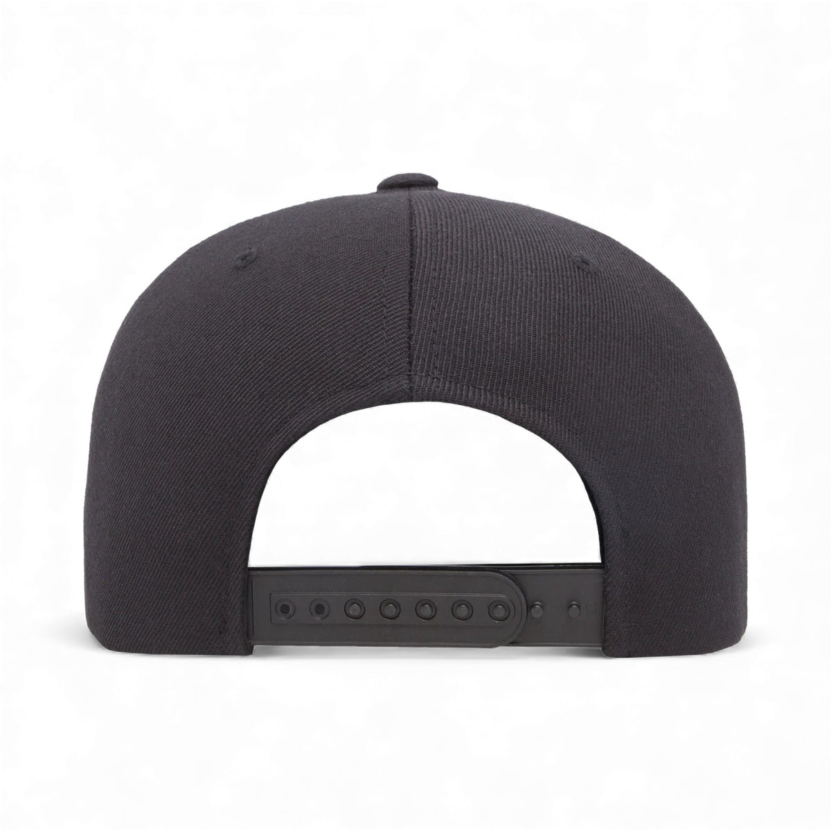Back view of YP Classics 6089M custom hat in black
