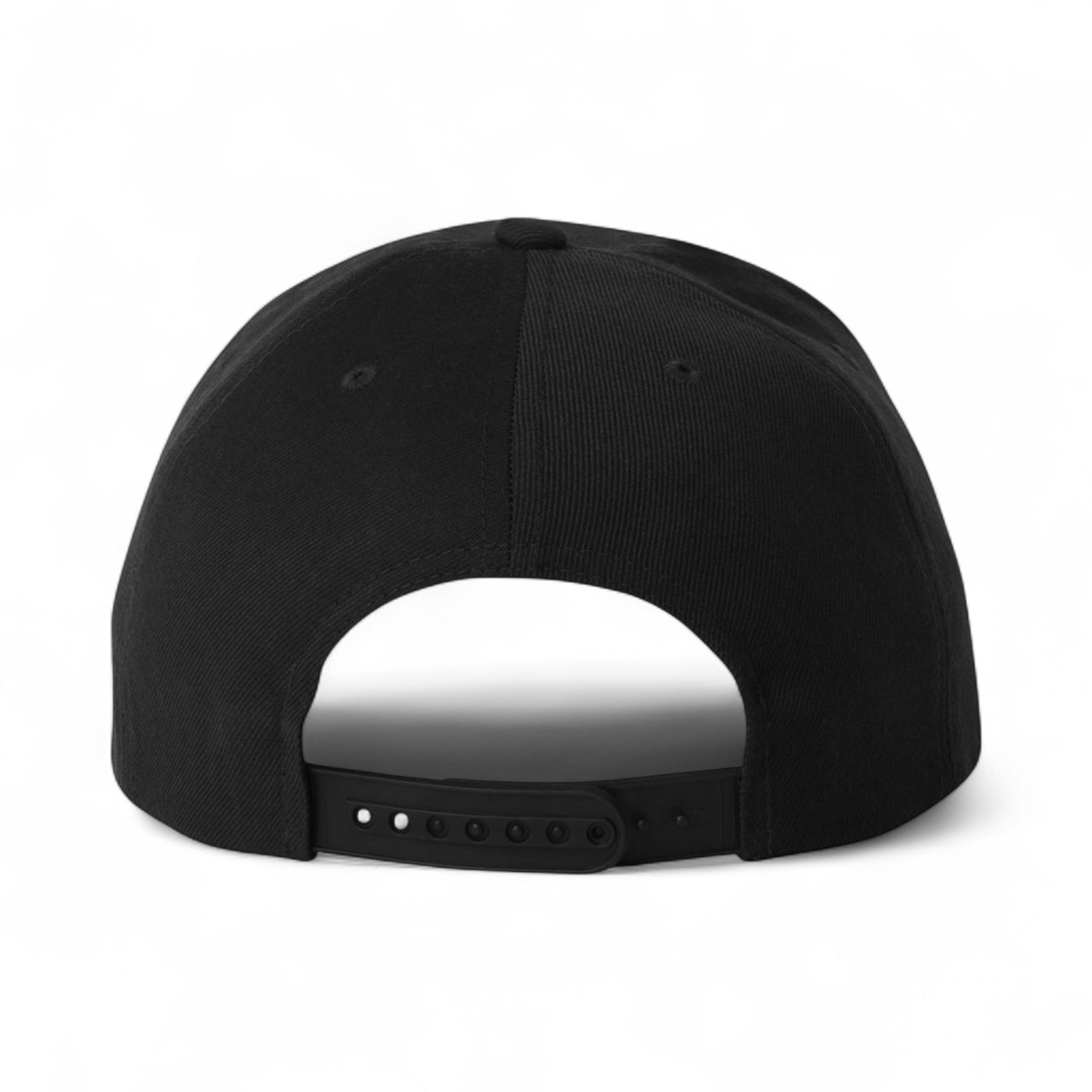 Back view of YP Classics 6089M custom hat in black
