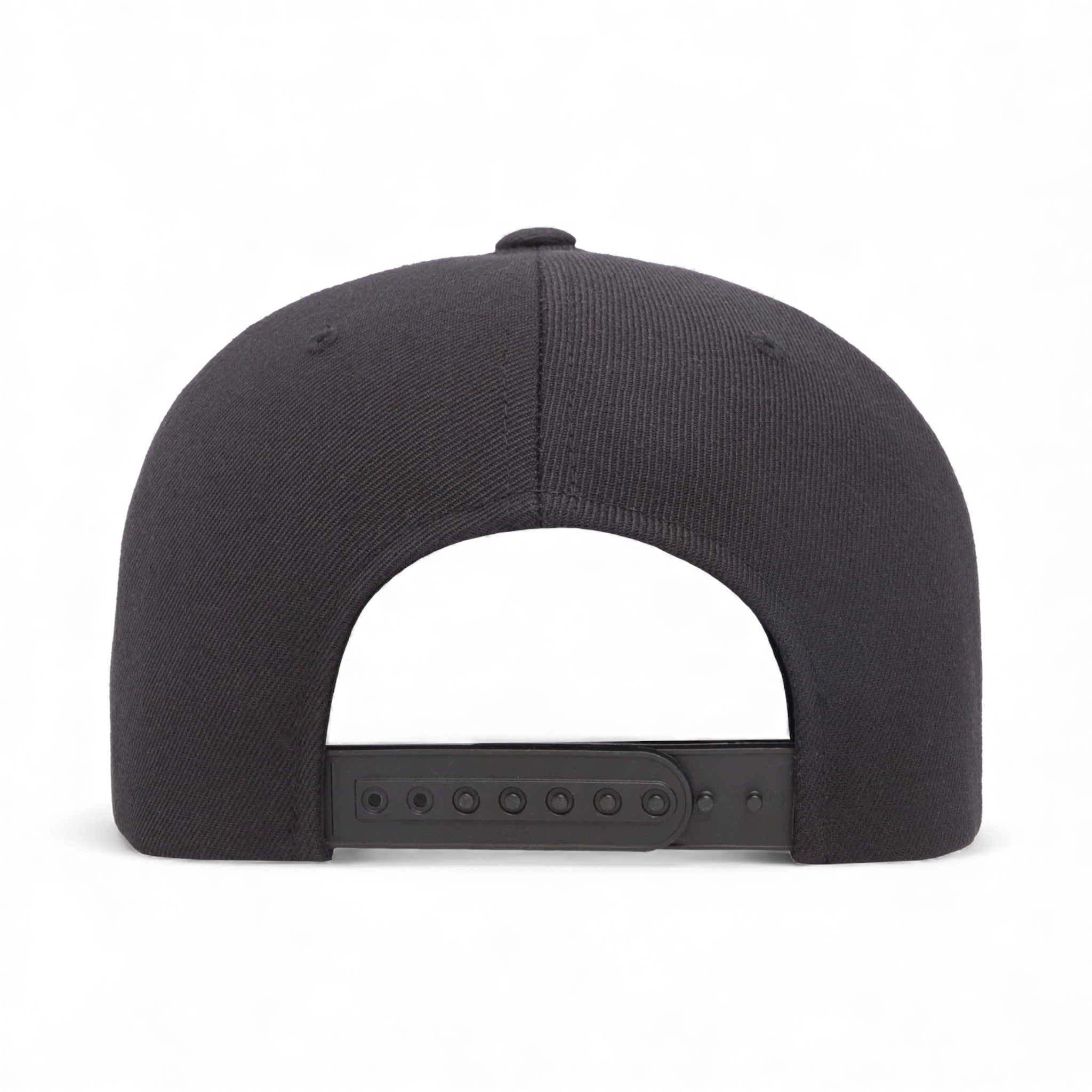 Back view of YP Classics 6089M custom hat in black