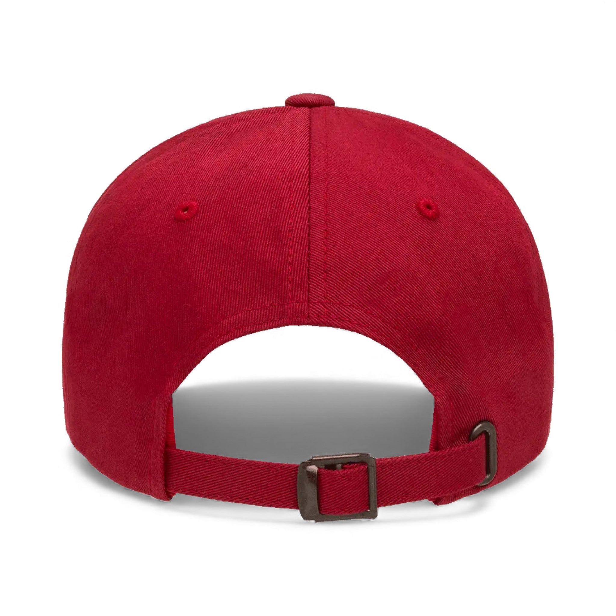 Back view of YP Classics 6245CM custom hat in cranberry