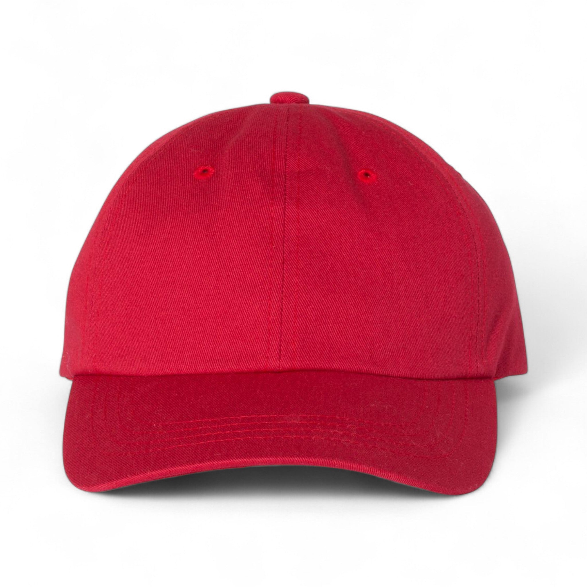 Front view of YP Classics 6245CM custom hat in cranberry