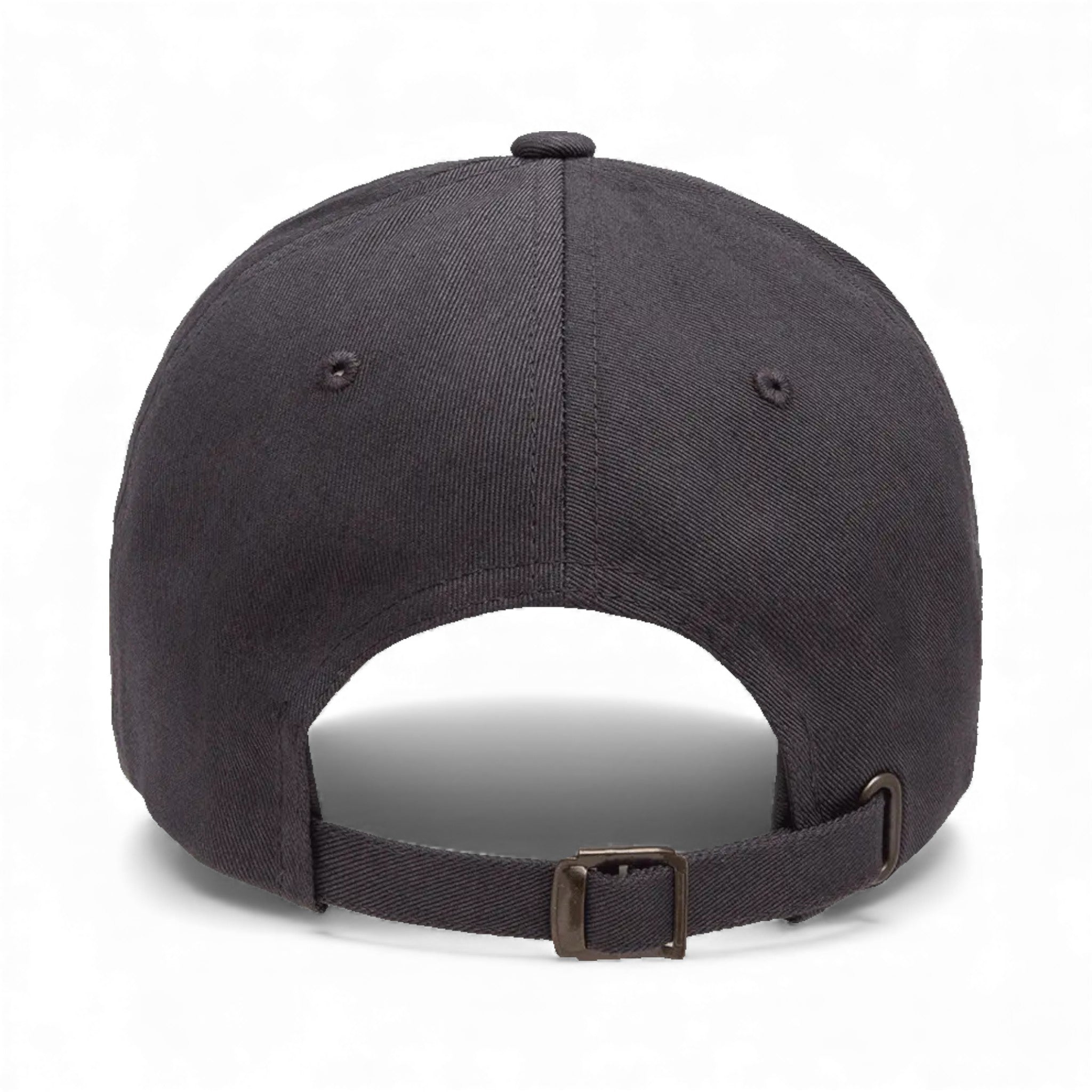 Back view of YP Classics 6245CM custom hat in dark grey