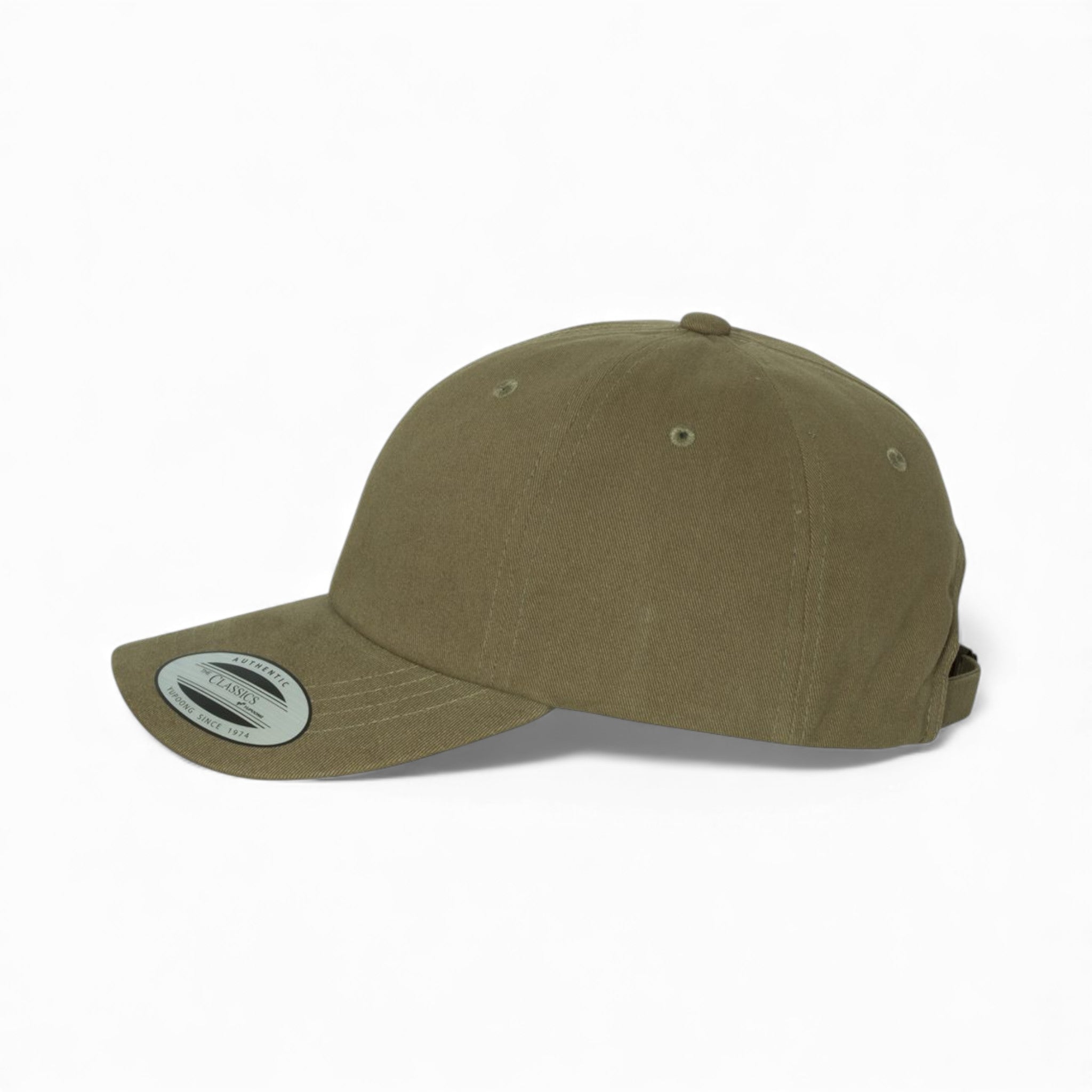 Left side view of YP Classics 6245PT custom hat in loden