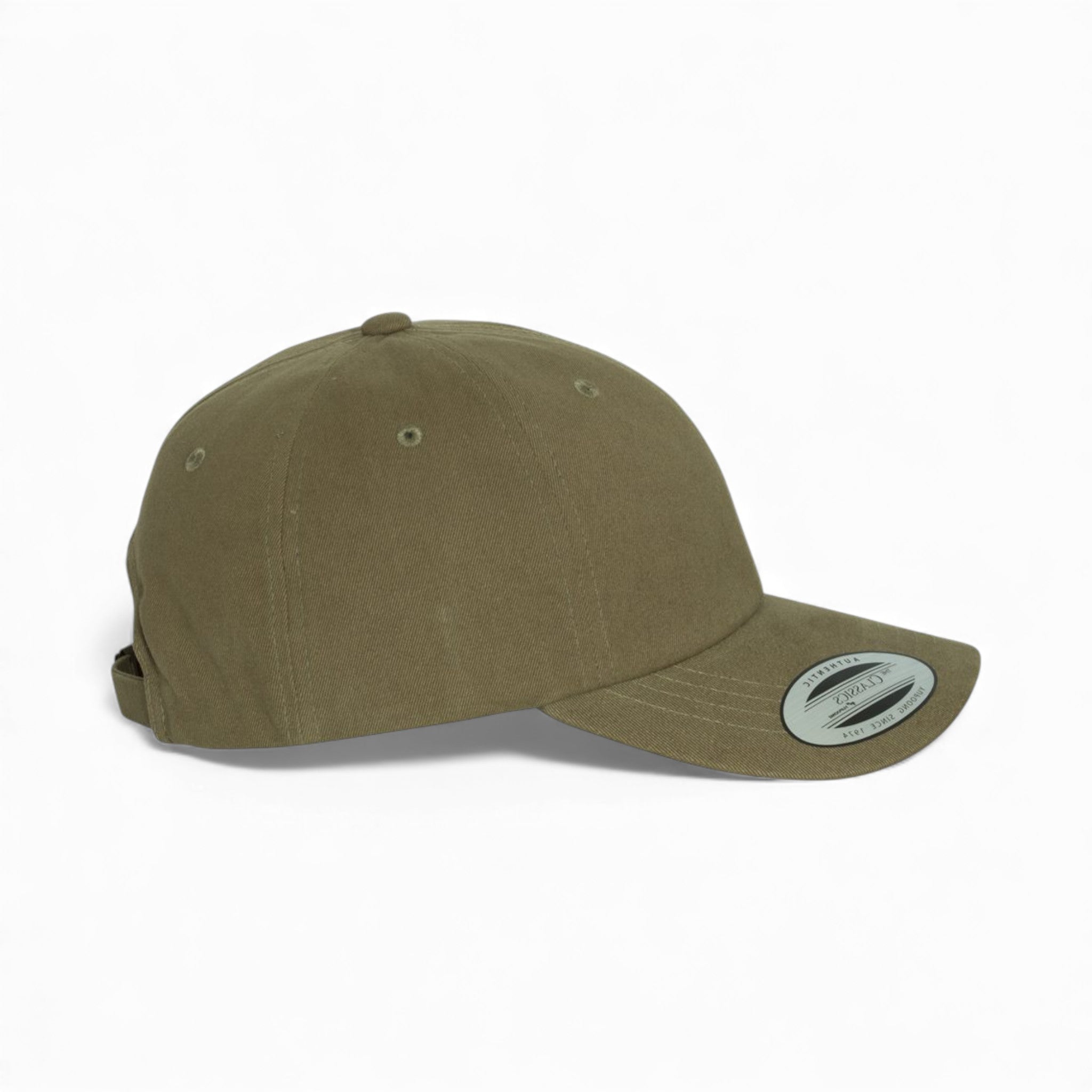 Right side view of YP Classics 6245PT custom hat in loden