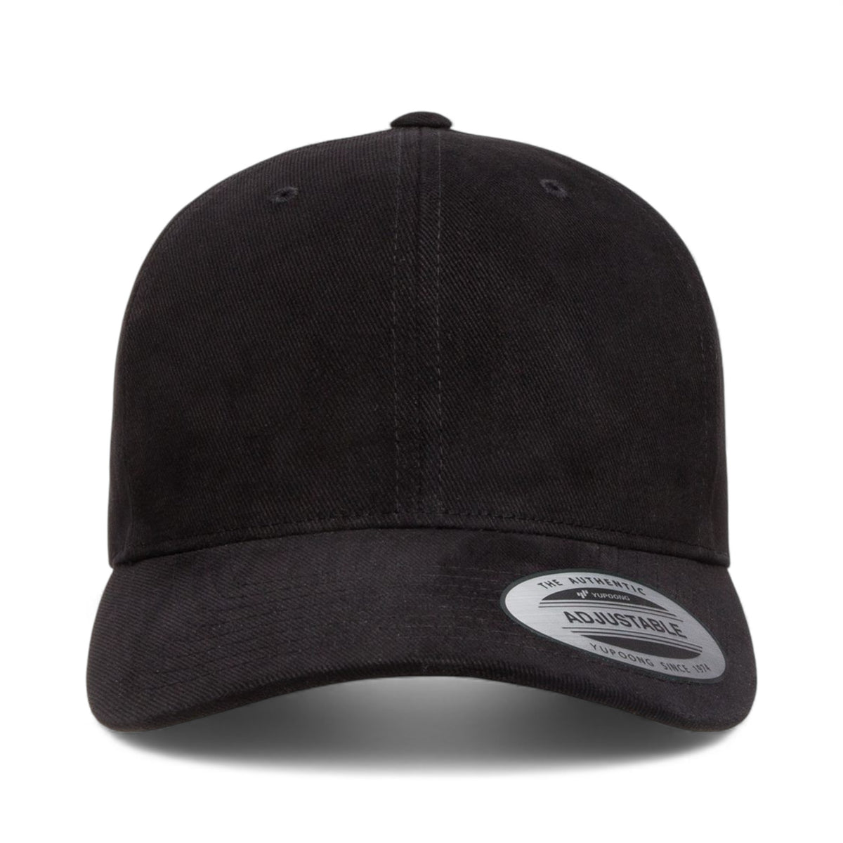 Front view of YP Classics 6363V custom hat in black