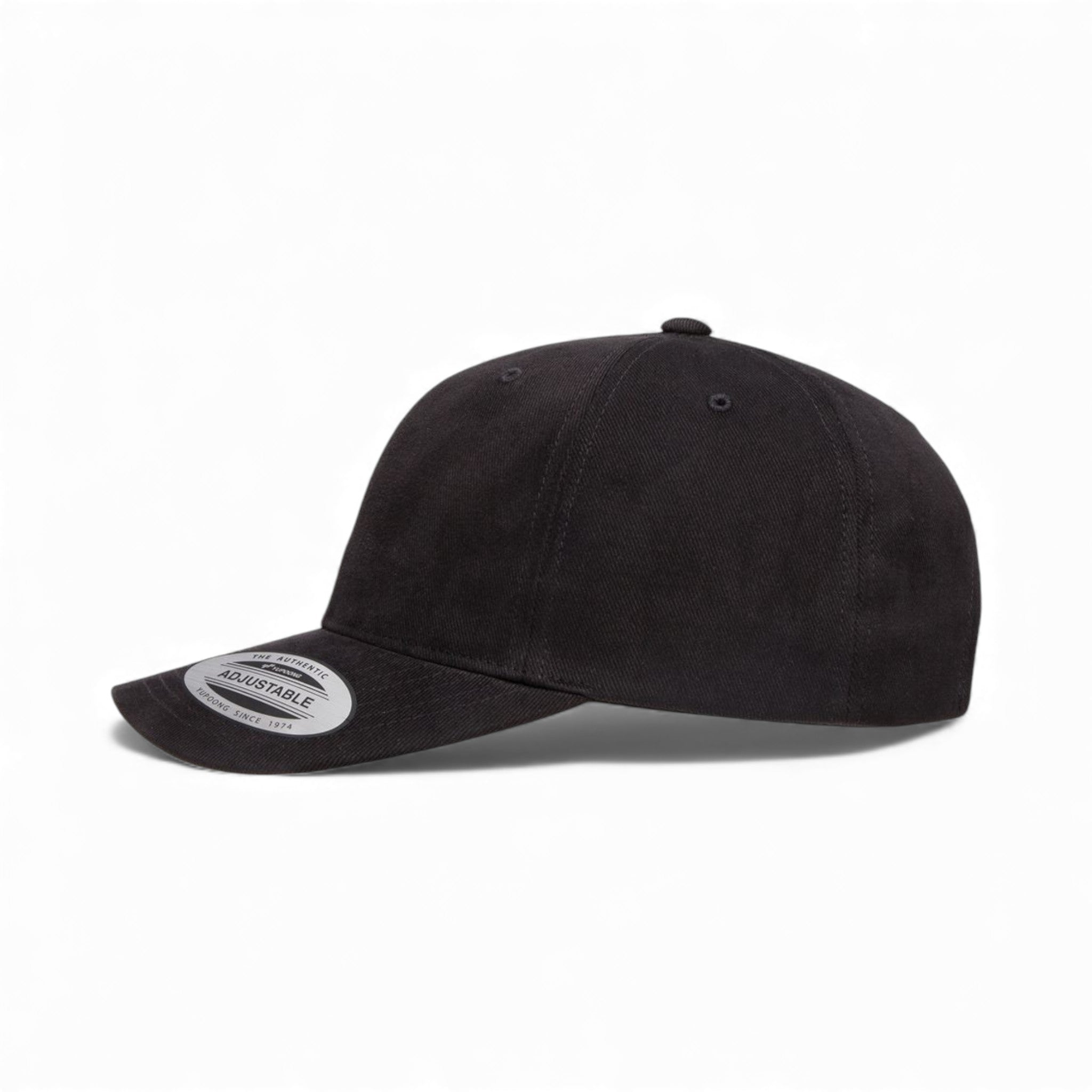 Left side view of YP Classics 6363V custom hat in black