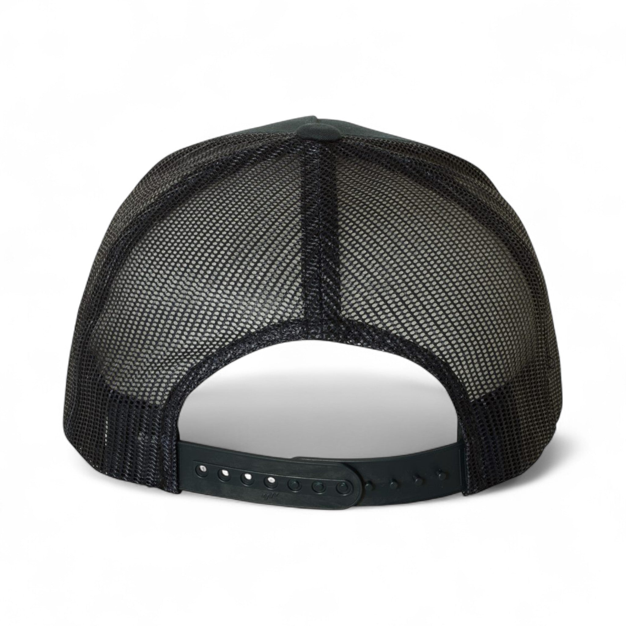 Back view of YP Classics 6506 custom hat in black