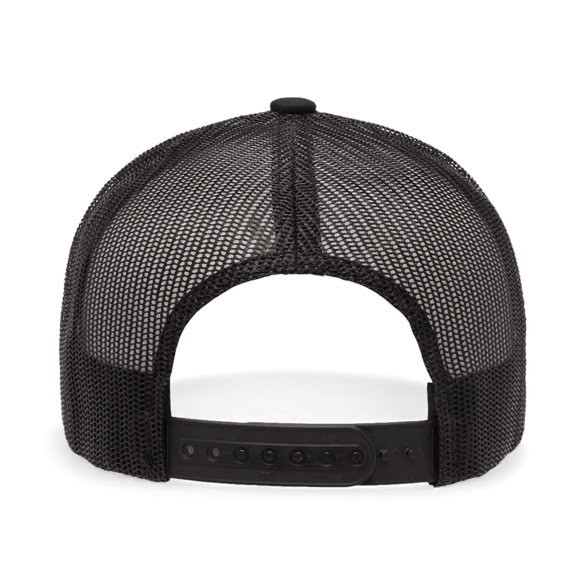 Back view of YP Classics 6506 custom hat in black