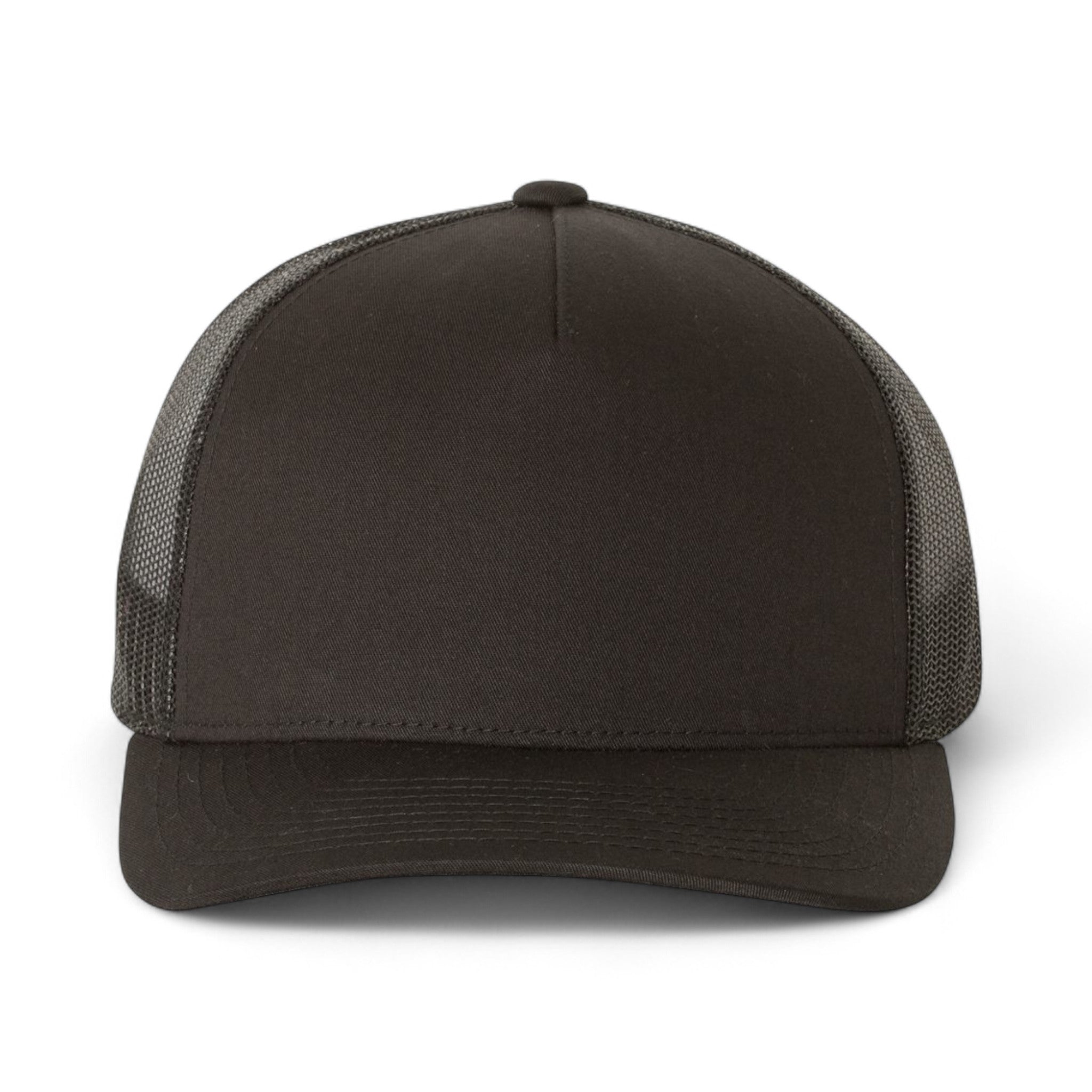 Front view of YP Classics 6506 custom hat in black