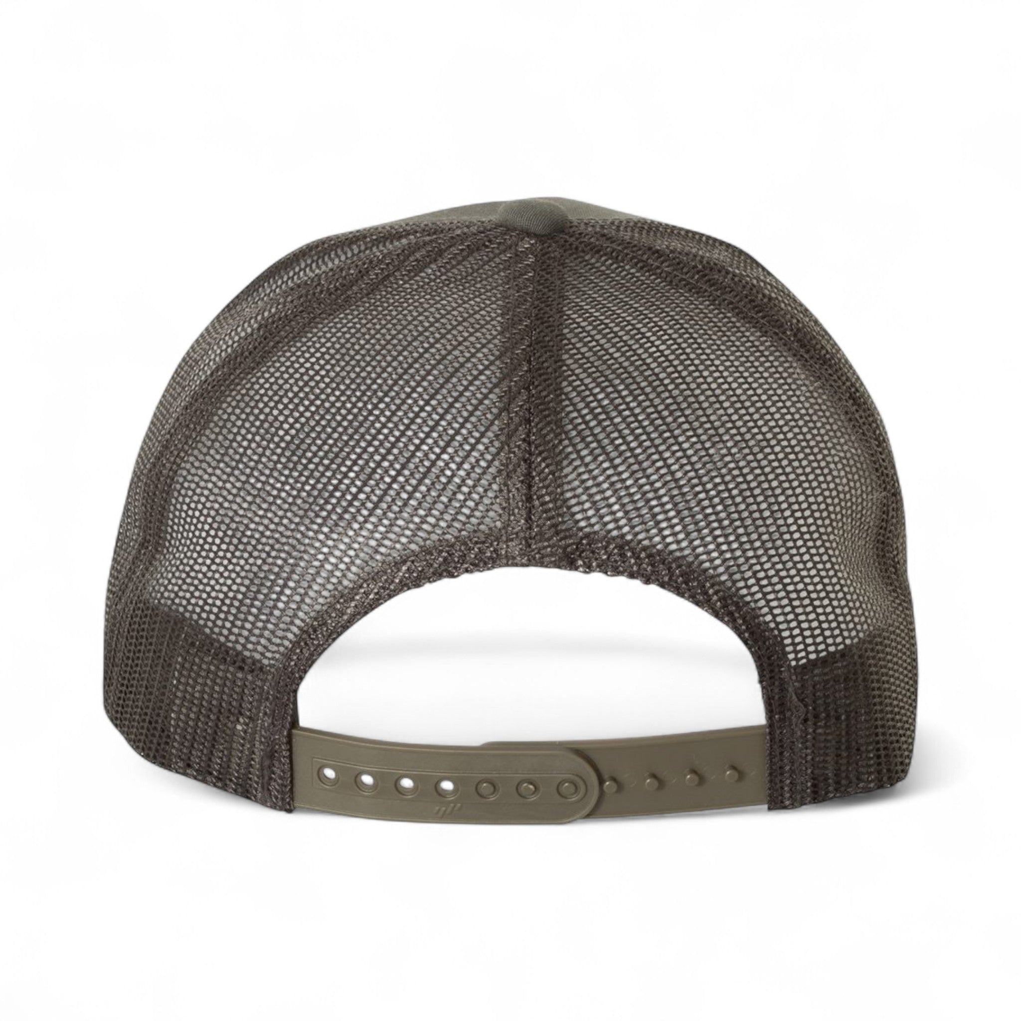 Back view of YP Classics 6506 custom hat in charcoal