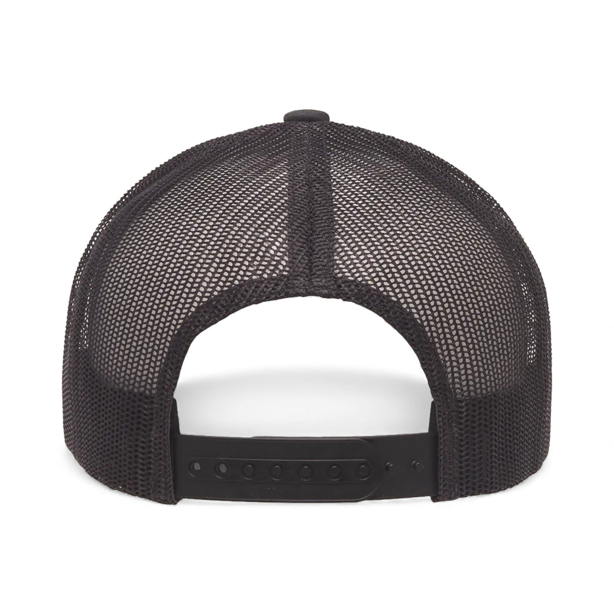 Back view of YP Classics 6506 custom hat in charcoal