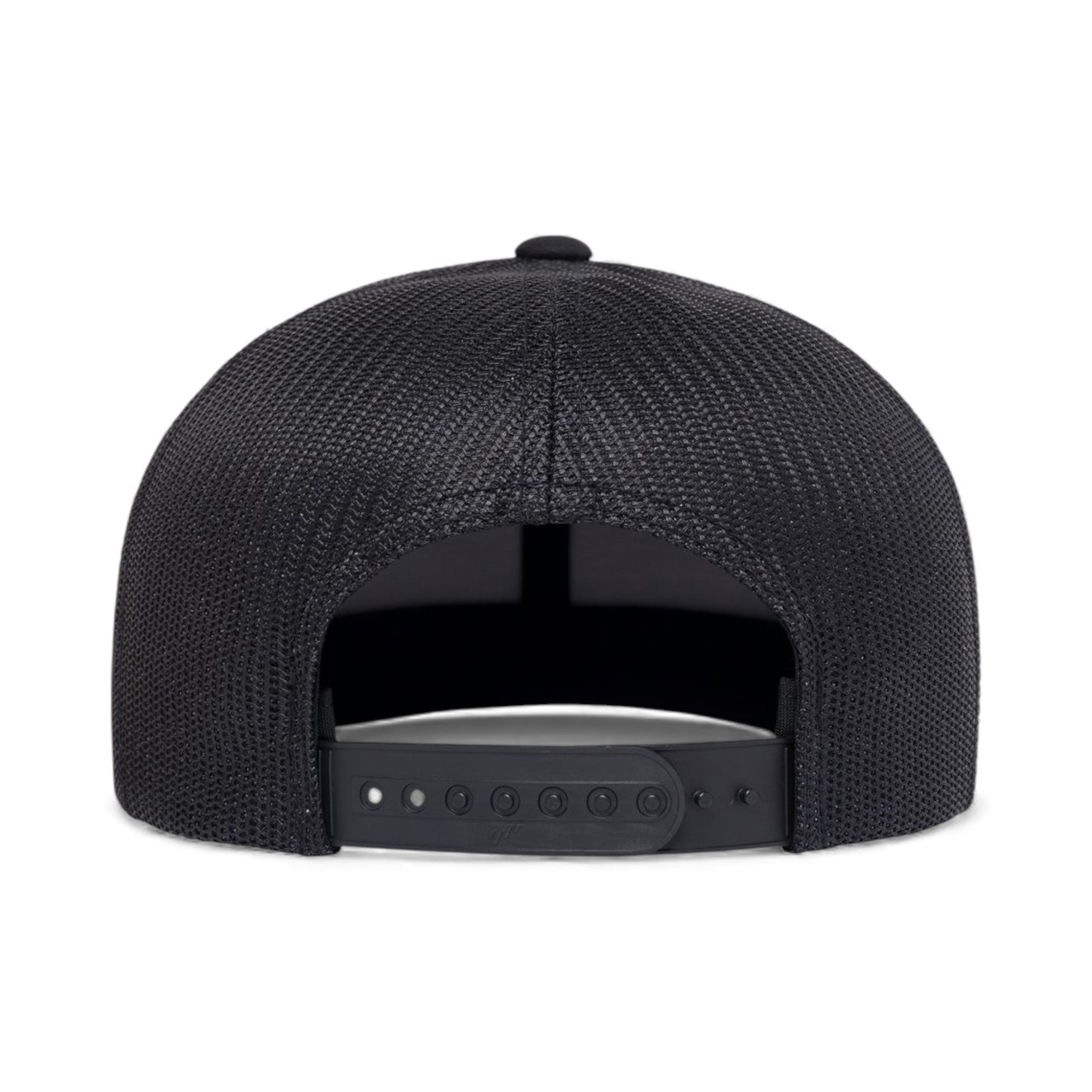 Back view of YP Classics 6609 custom hat in black
