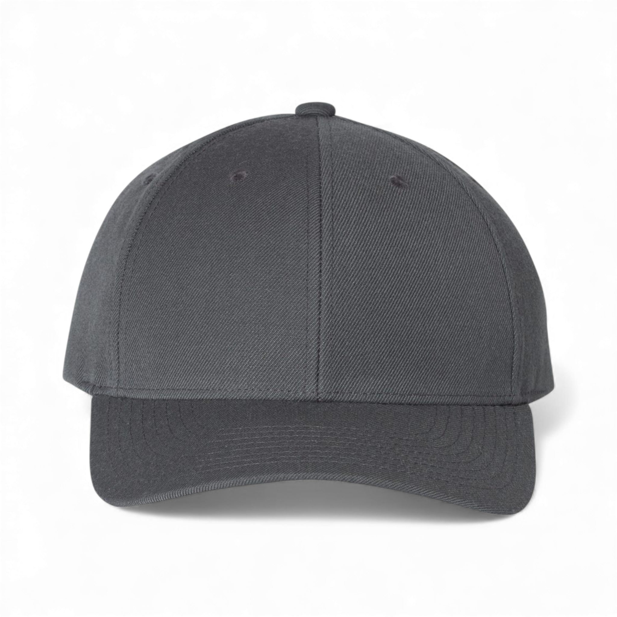 Front view of YP Classics 6789M custom hat in dark grey