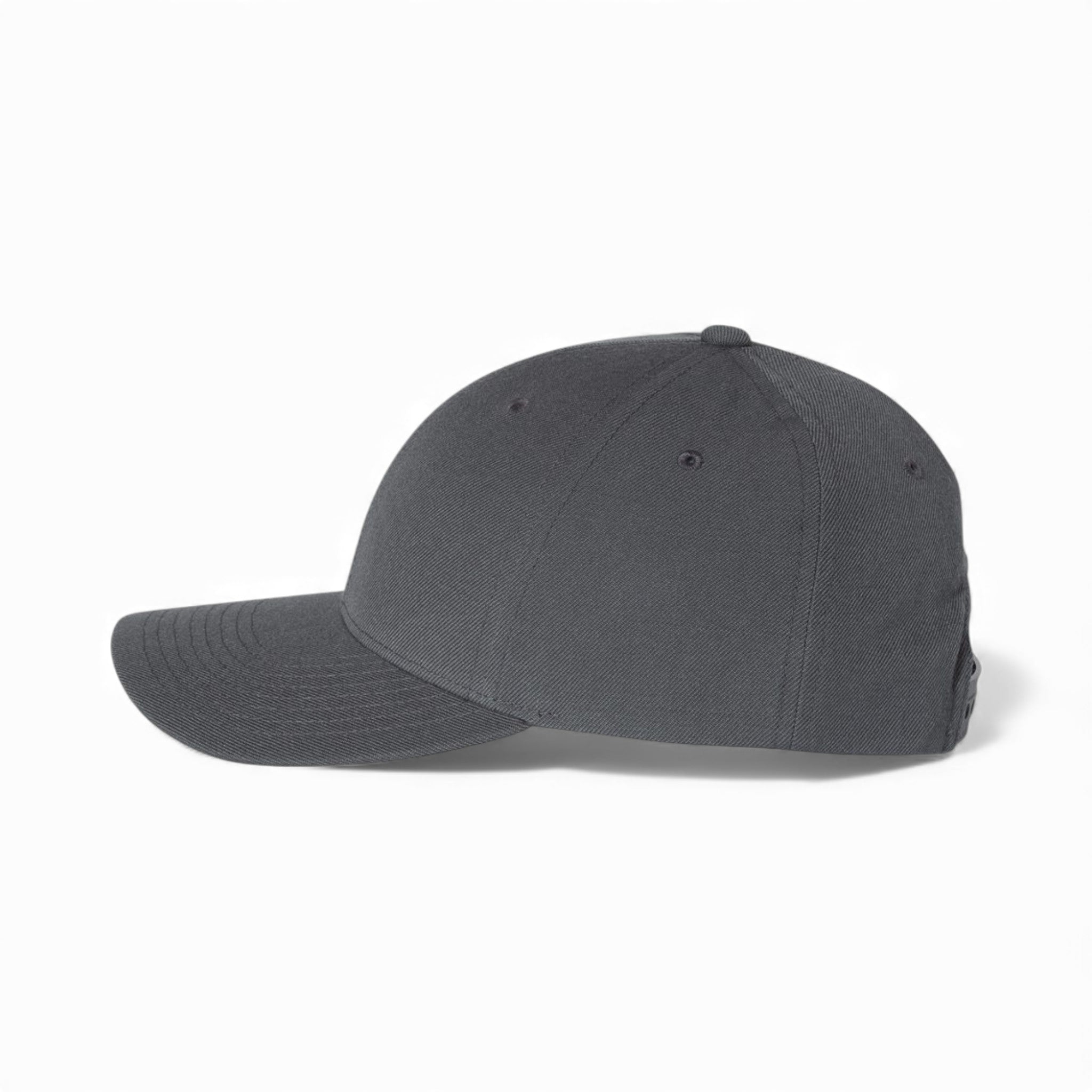 Left side view of YP Classics 6789M custom hat in dark grey