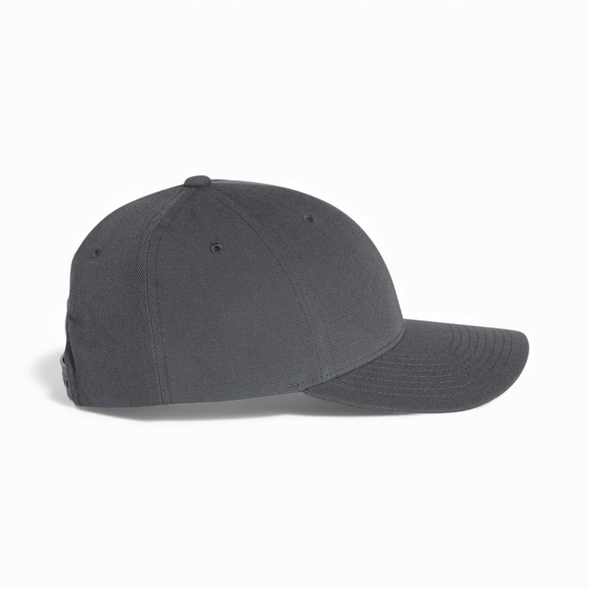 Right side view of YP Classics 6789M custom hat in dark grey