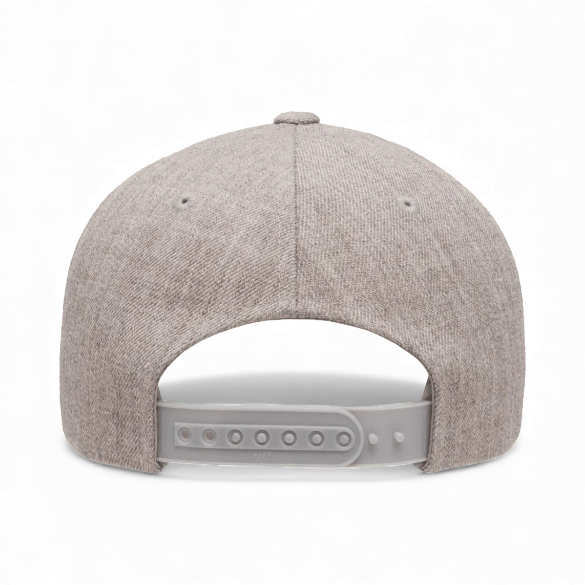 Back view of YP Classics 6789M custom hat in heather grey