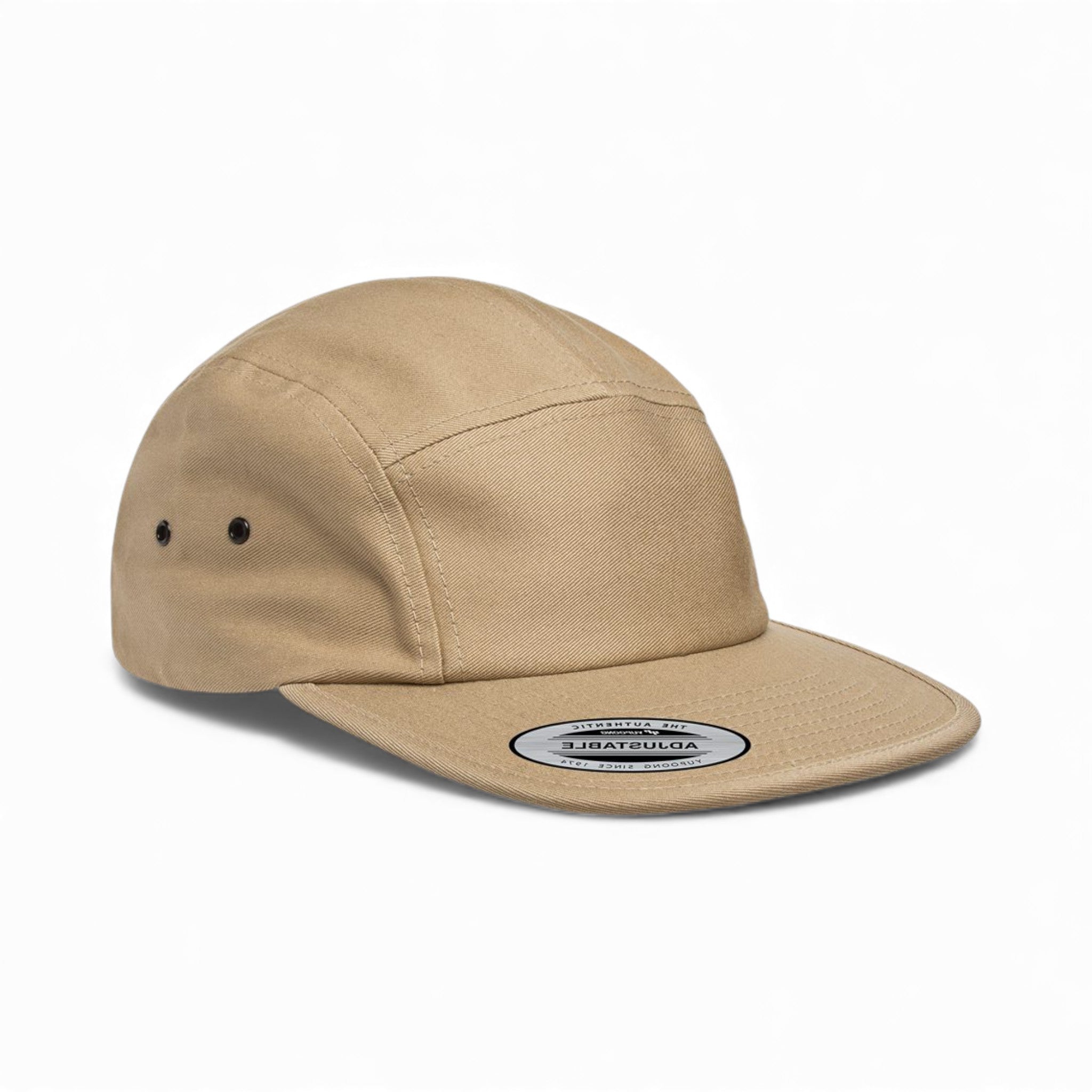Right side view of YP Classics 7005 custom hat in khaki