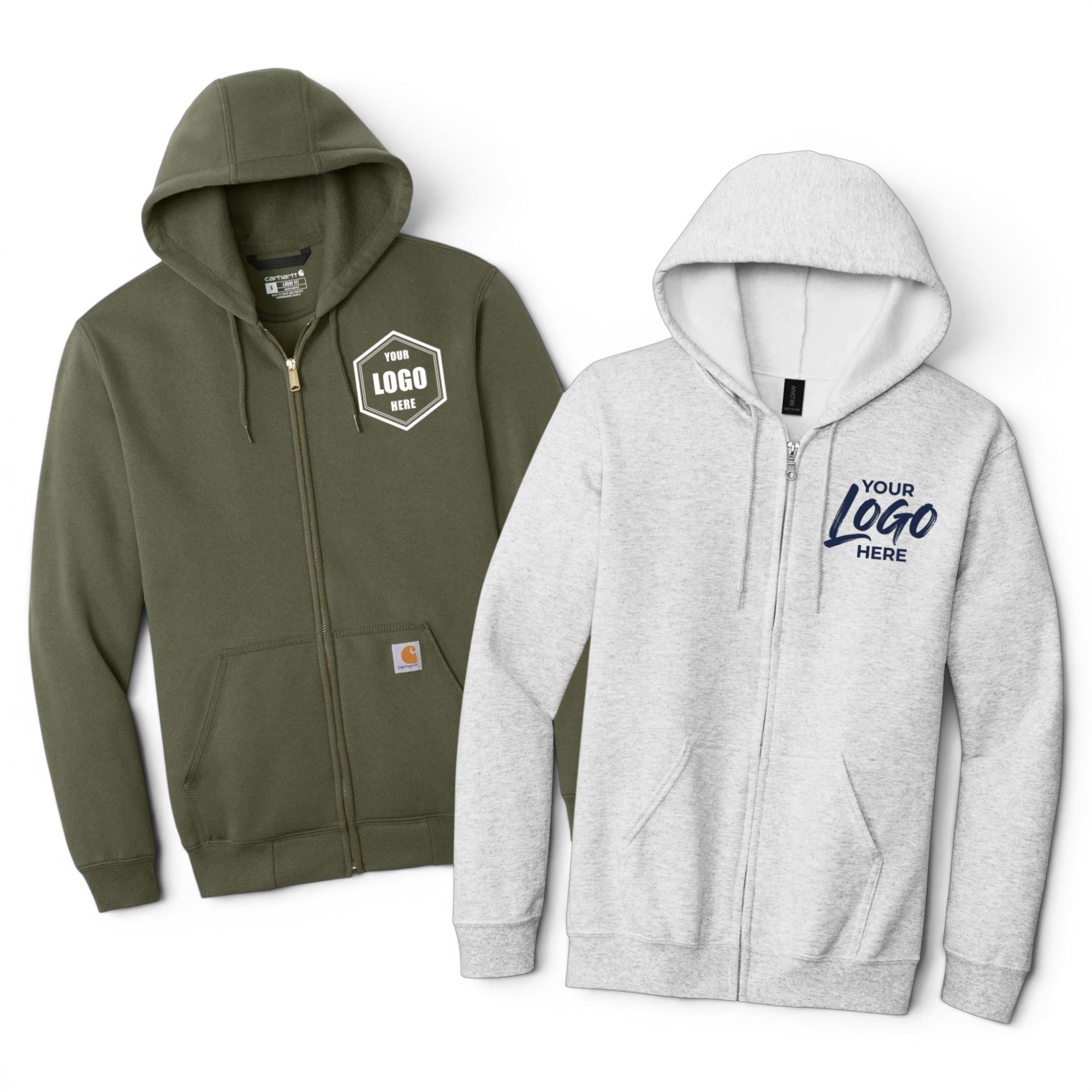 Custom Full Zip Hoodies