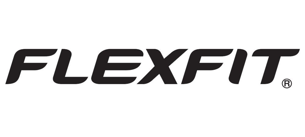 Brand logo for customizable Flexfit hats