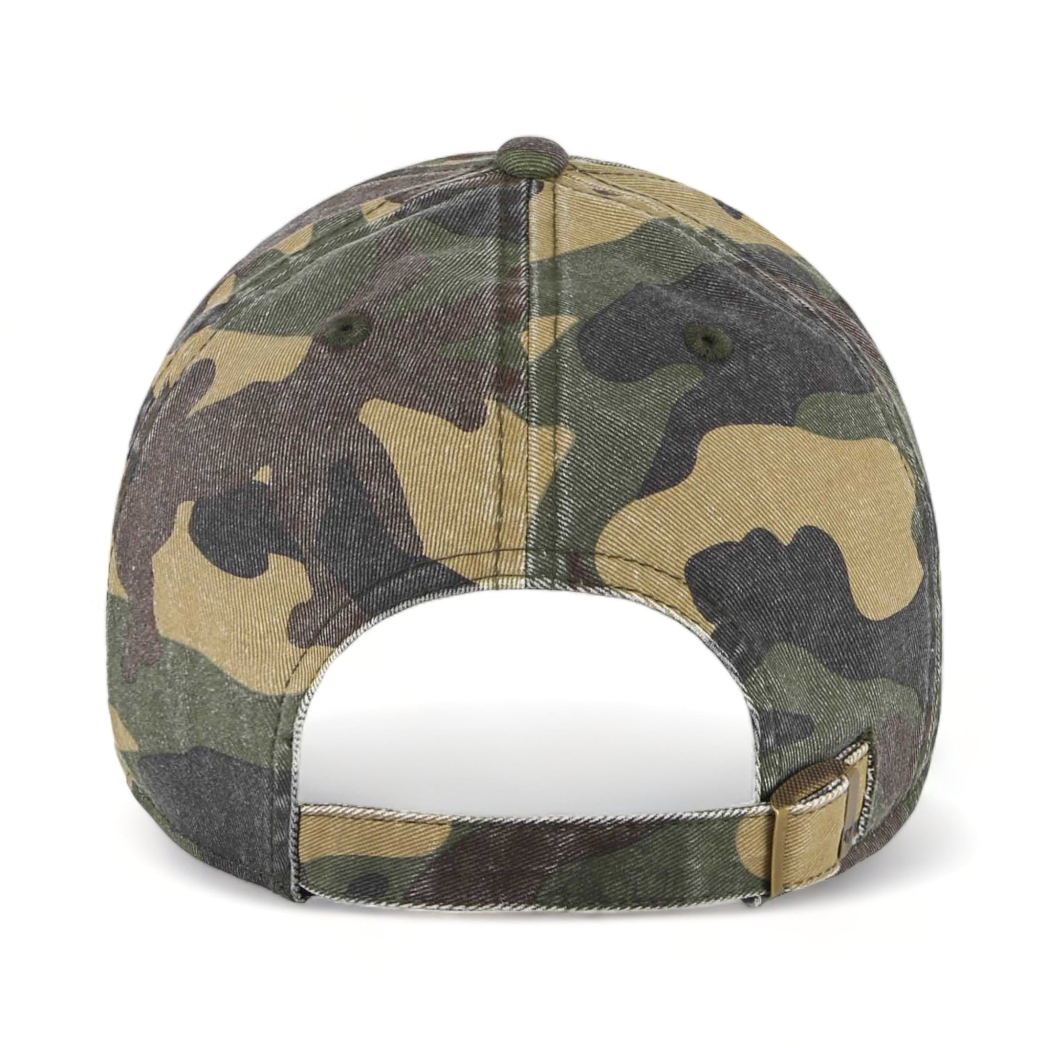 Back view of 47 Brand 4700 custom hat in camo green