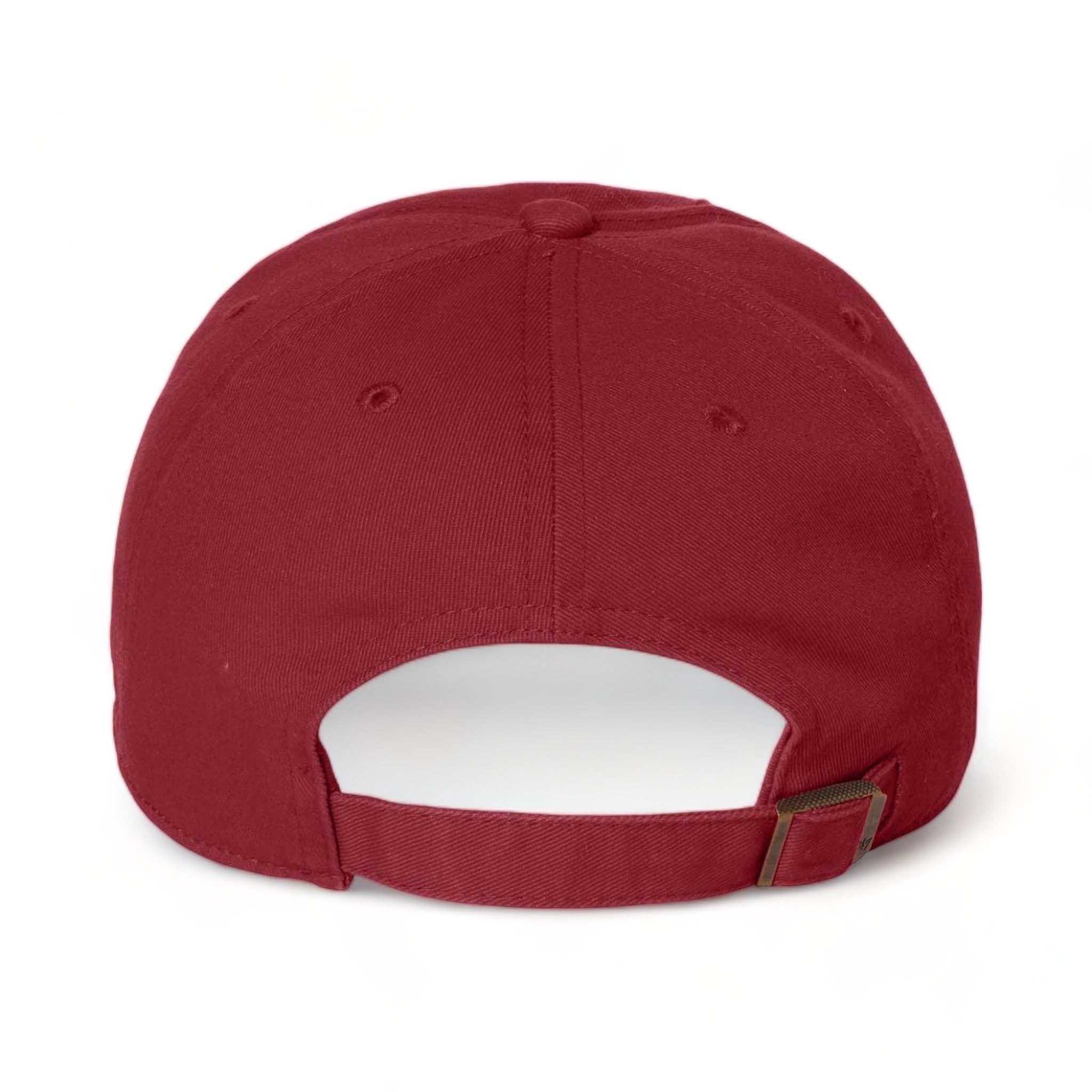 Back view of 47 Brand 4700 custom hat in cardinal